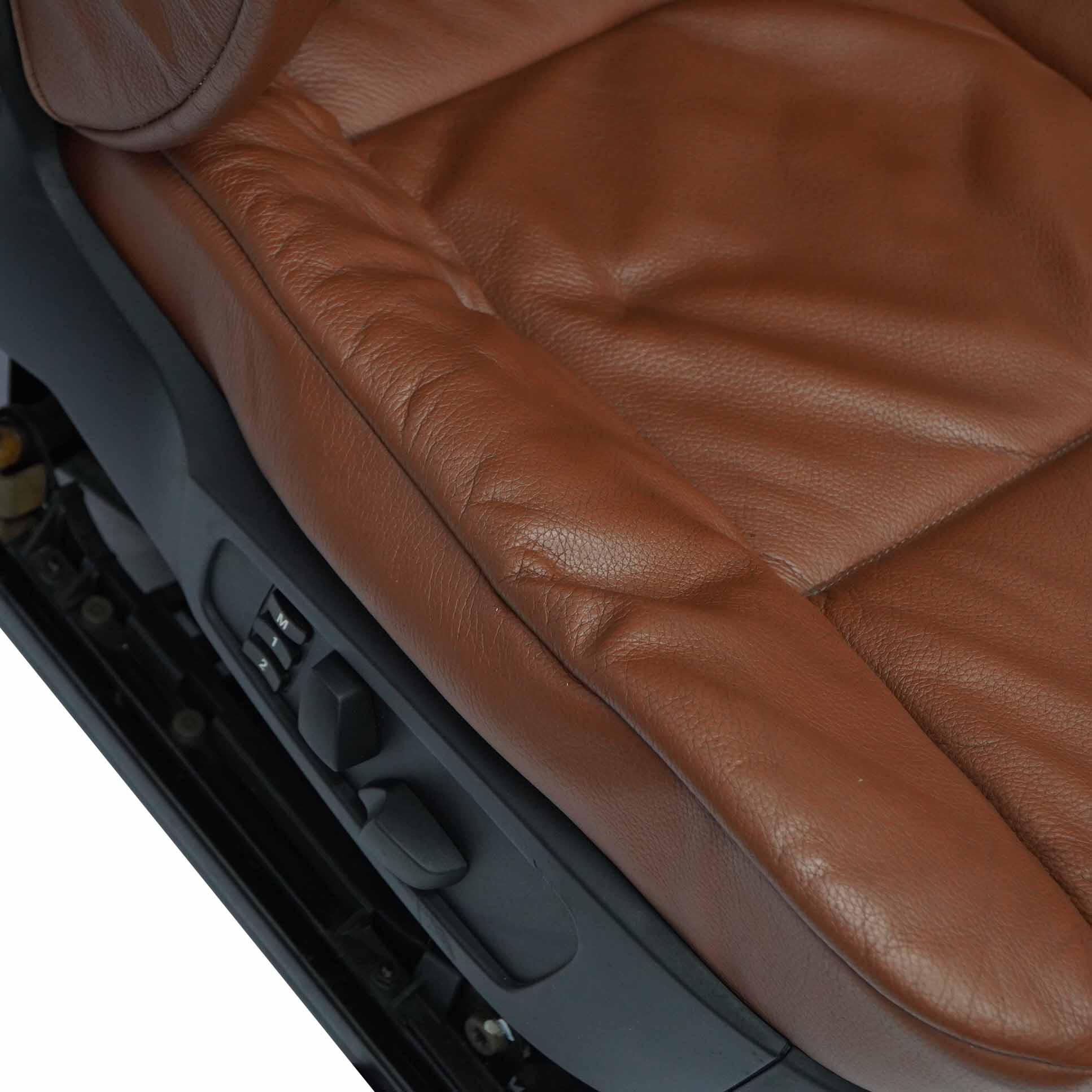 Front Seat BMW E60 E61 Leather Dakota Kastanienbraun Right O/S Memory