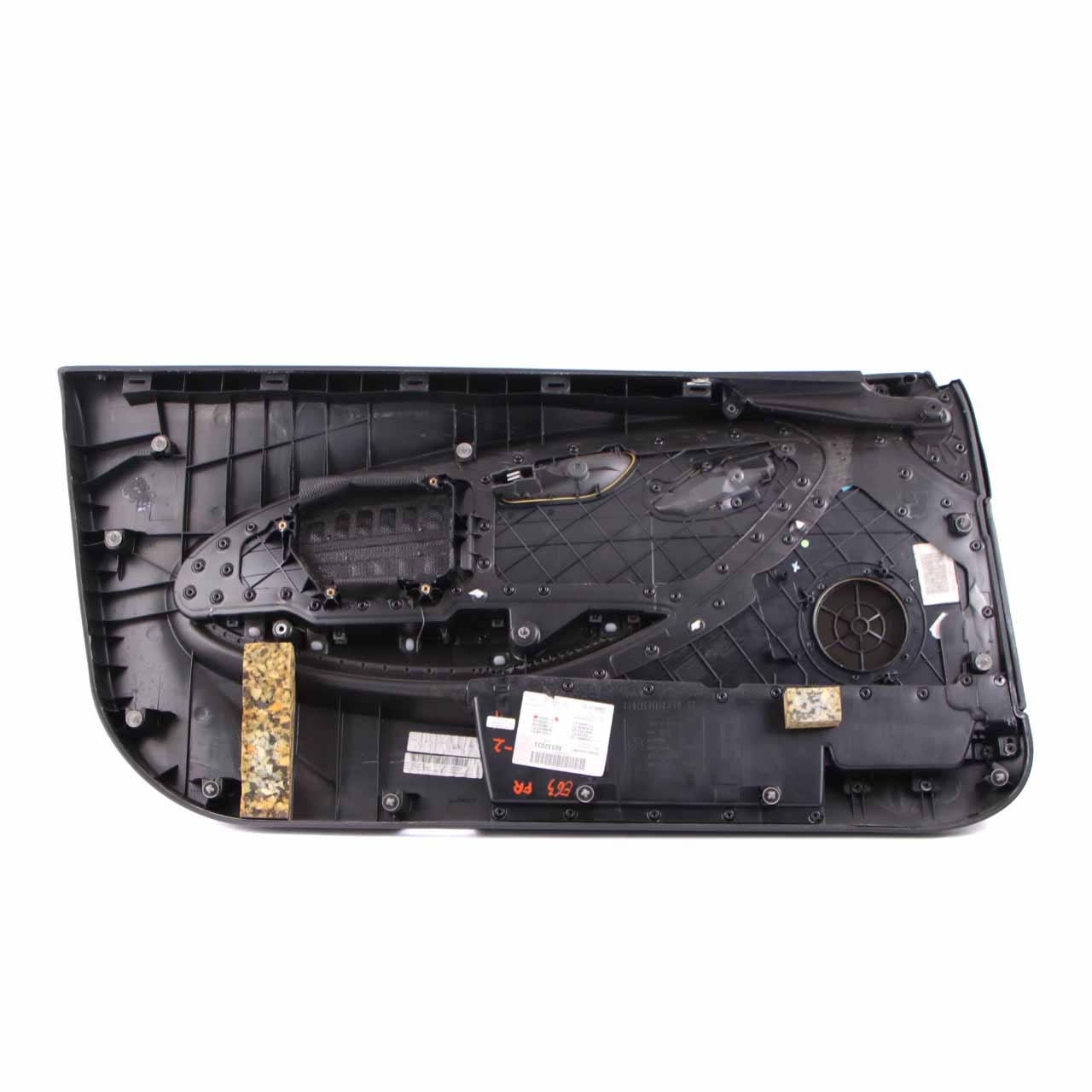 BMW E63 E64 Door Card Front Right O/S Leather Trim Panel Black 7115504