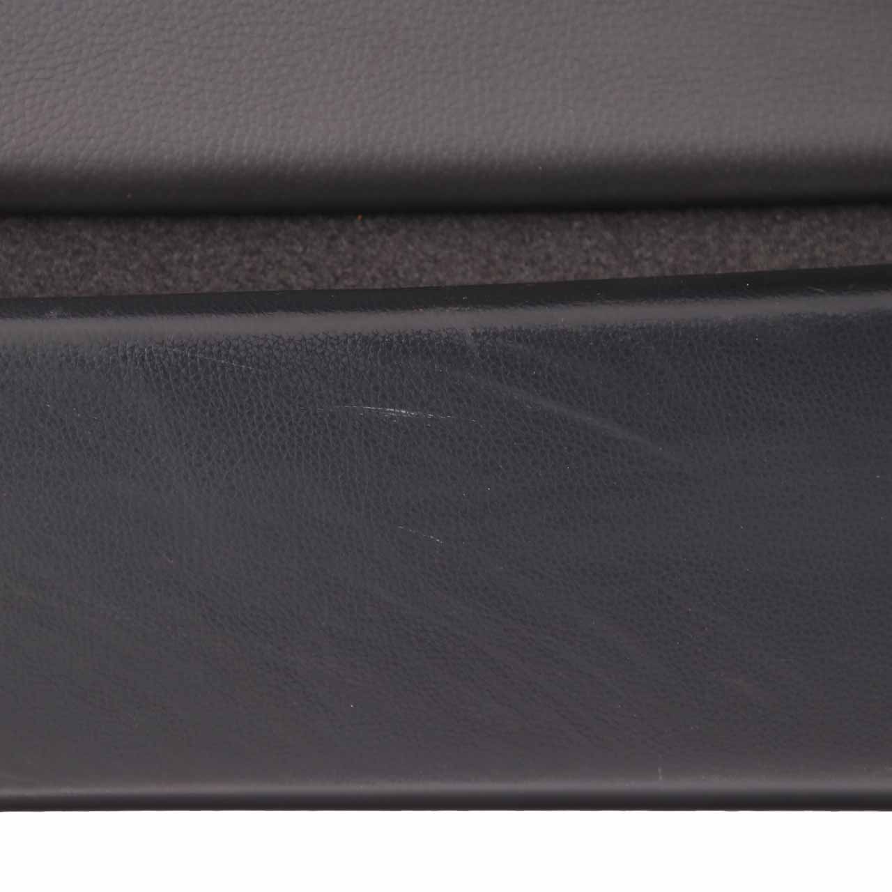 BMW E63 E64 Door Card Front Right O/S Leather Trim Panel Black 7115504