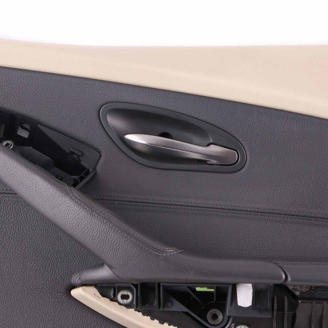 BMW E63 E64 Door Card Front Right O/S Door Trim Panel Leather Cream Beige