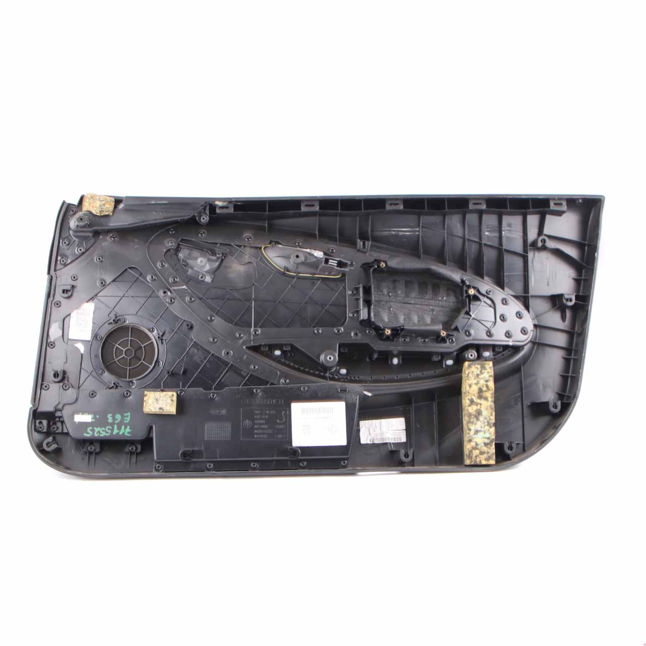 BMW E63 E64 Door Card Front Left N/S Door Lining Leather Trim Panel Black