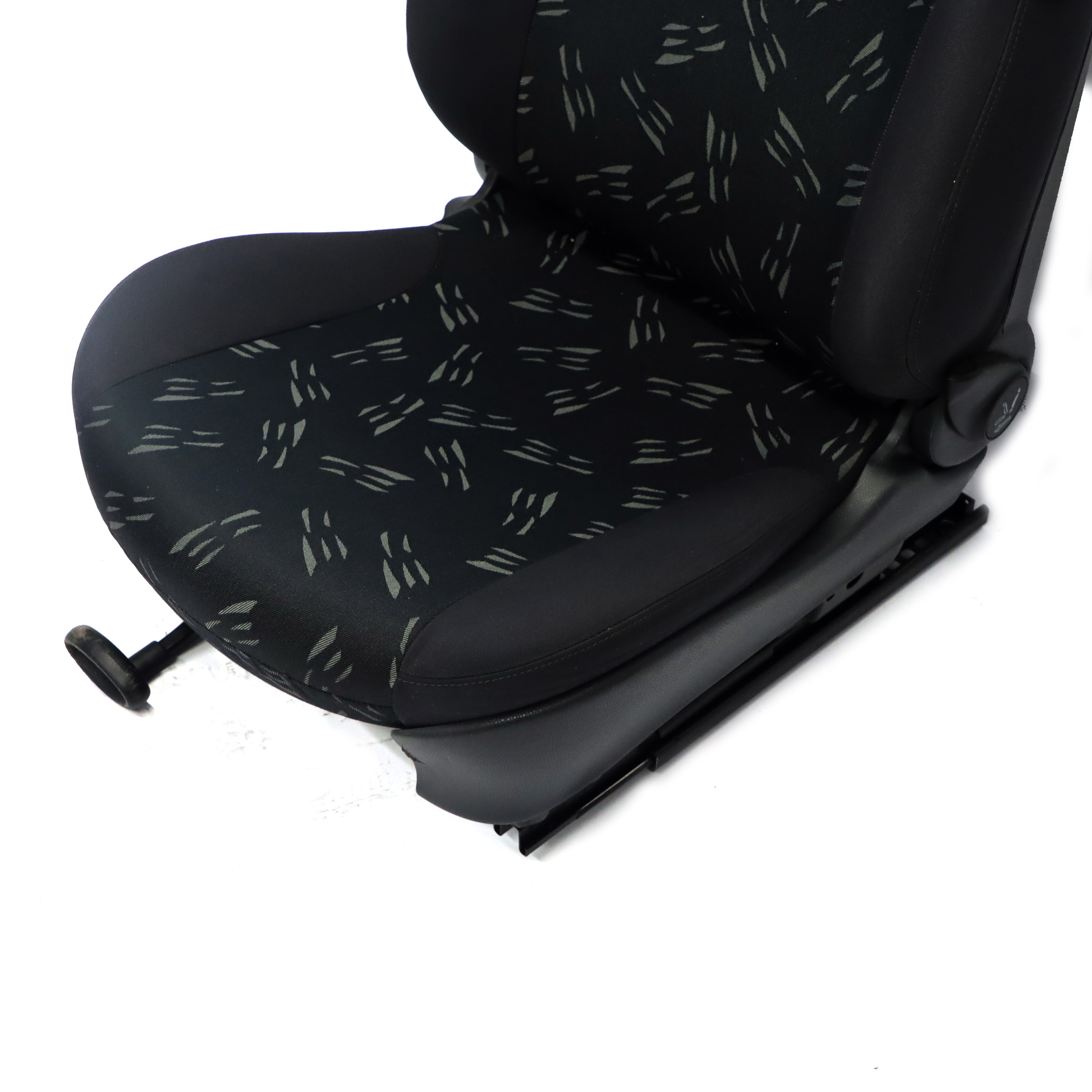 Mini Cabrio R52 Front Left N/S Seat Cloth Fabric Random Panther Black