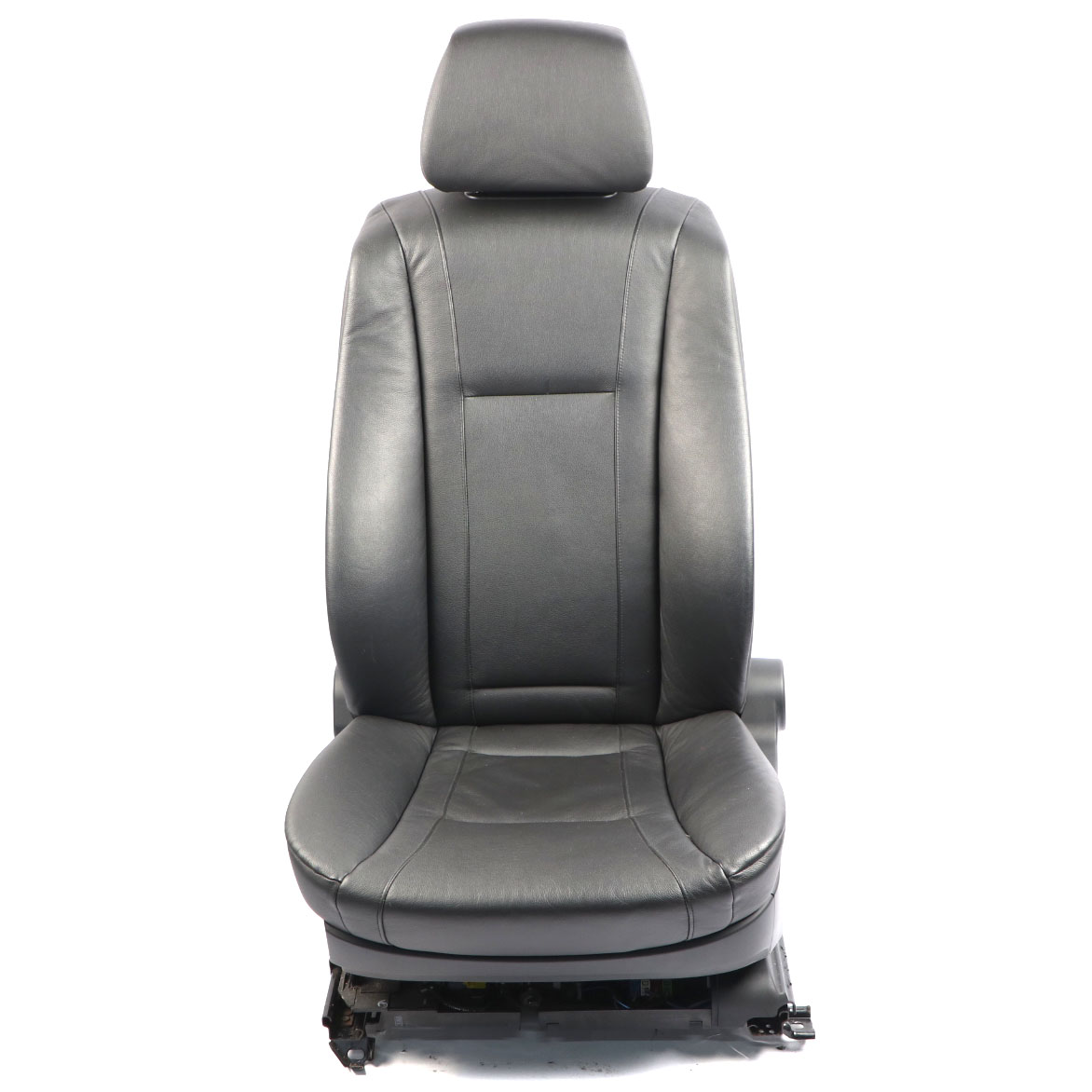 Front Seat BMW E65 Left N/S Black Leather Nasca Memory Interior