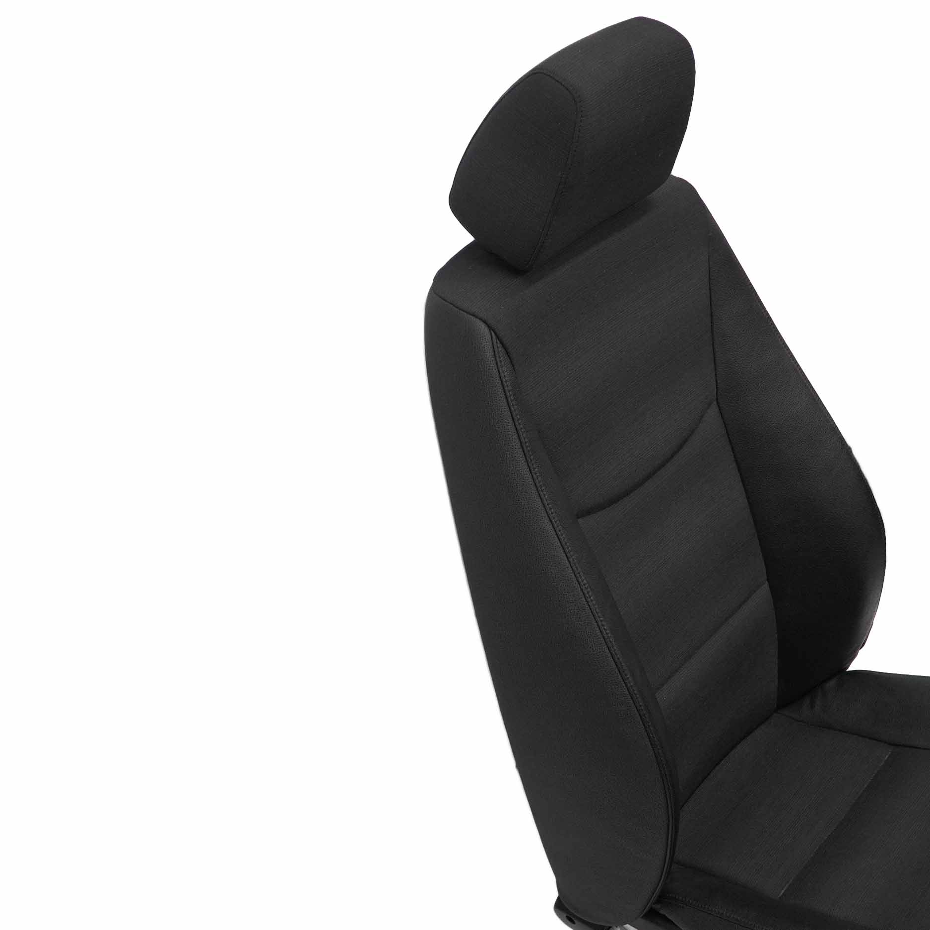 Front Seat BMW E90 E91 Black Leather / Cloth Citrus Interior Left N/S