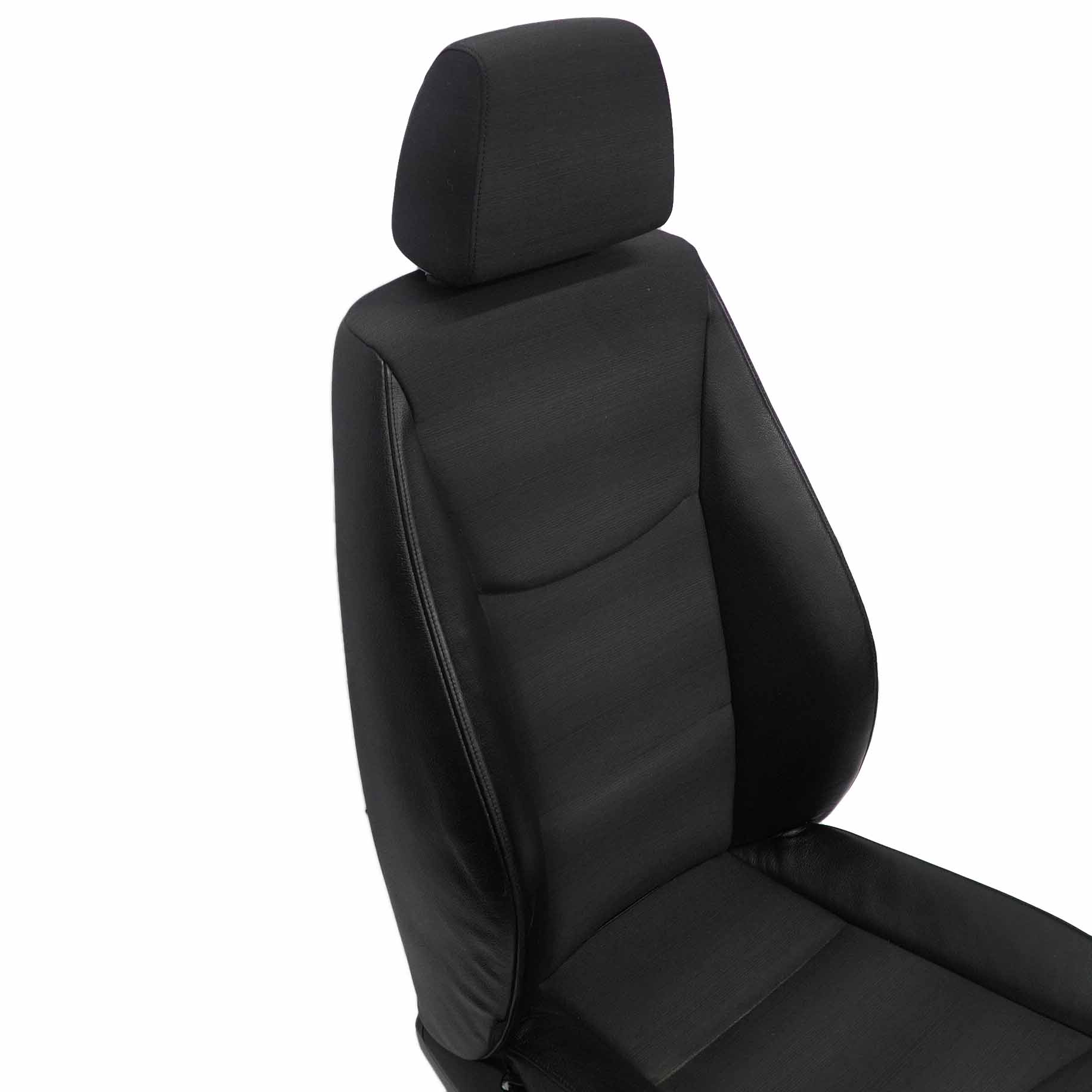 Front Seat BMW E90 E91 Black Leather / Cloth Citrus Interior Right O/S