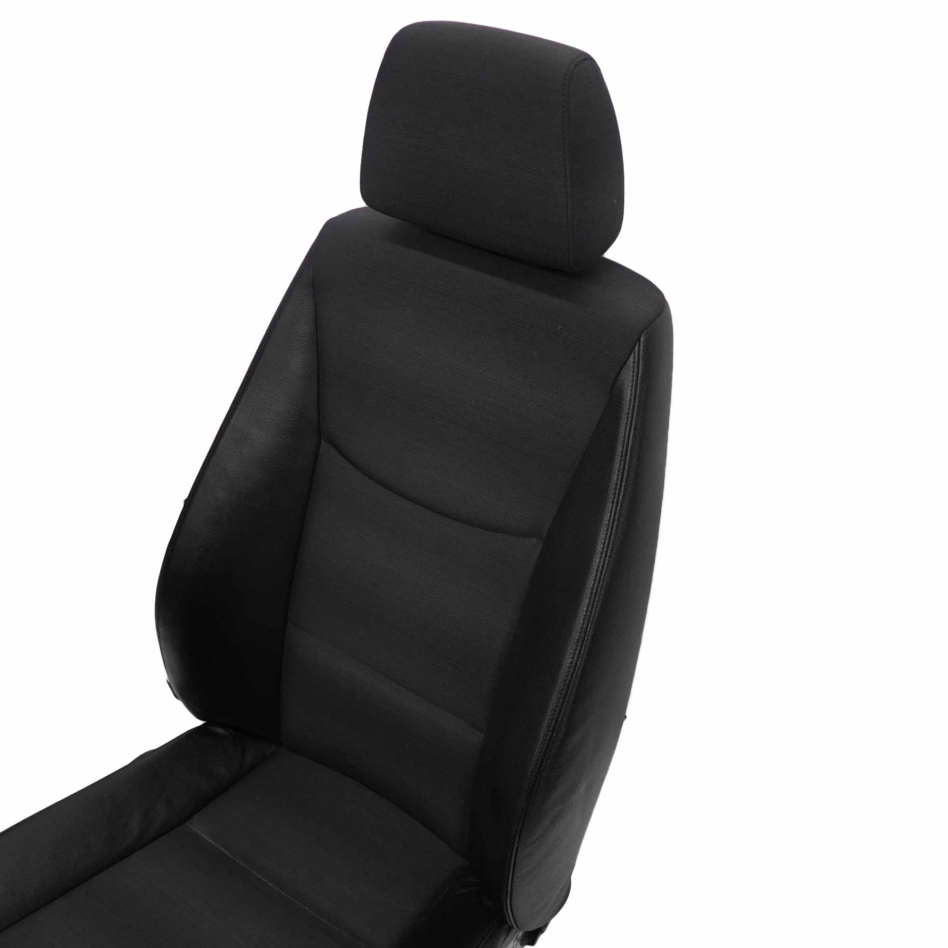 Front Seat BMW E90 E91 Black Leather / Cloth Citrus Interior Right O/S