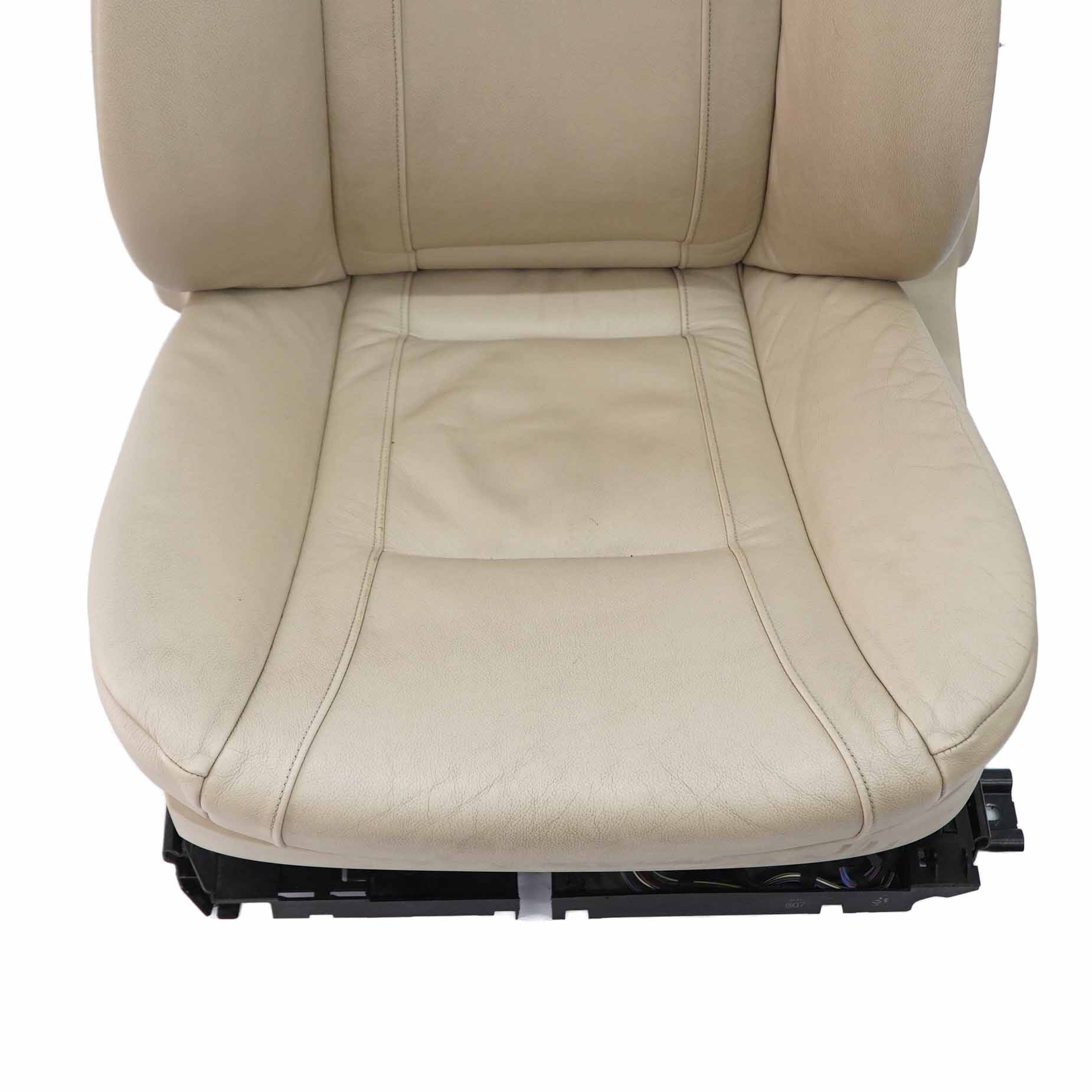 Front Seat BMW E65 Cream Beige Nasca Leather Left N/S Memory Heated Lumbar