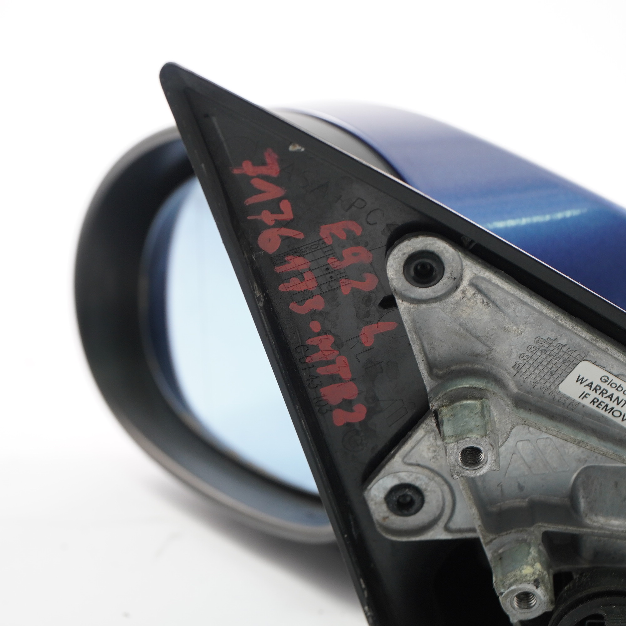 Wing Mirror Door BMW E92 E93 Left Outside N/S Montegoblau Metallic Blue A51