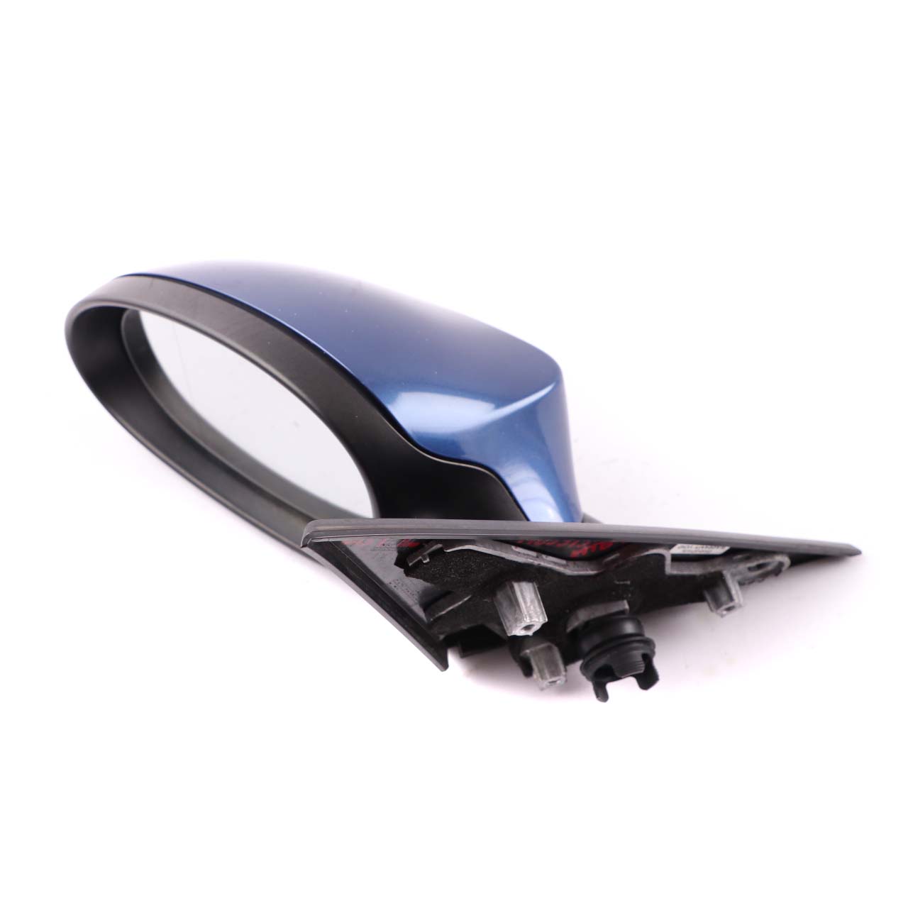 BMW 1 E81 E88 1 Power Fold Heated Left N/S  Wing Mirror Montegoblau Blue A51 