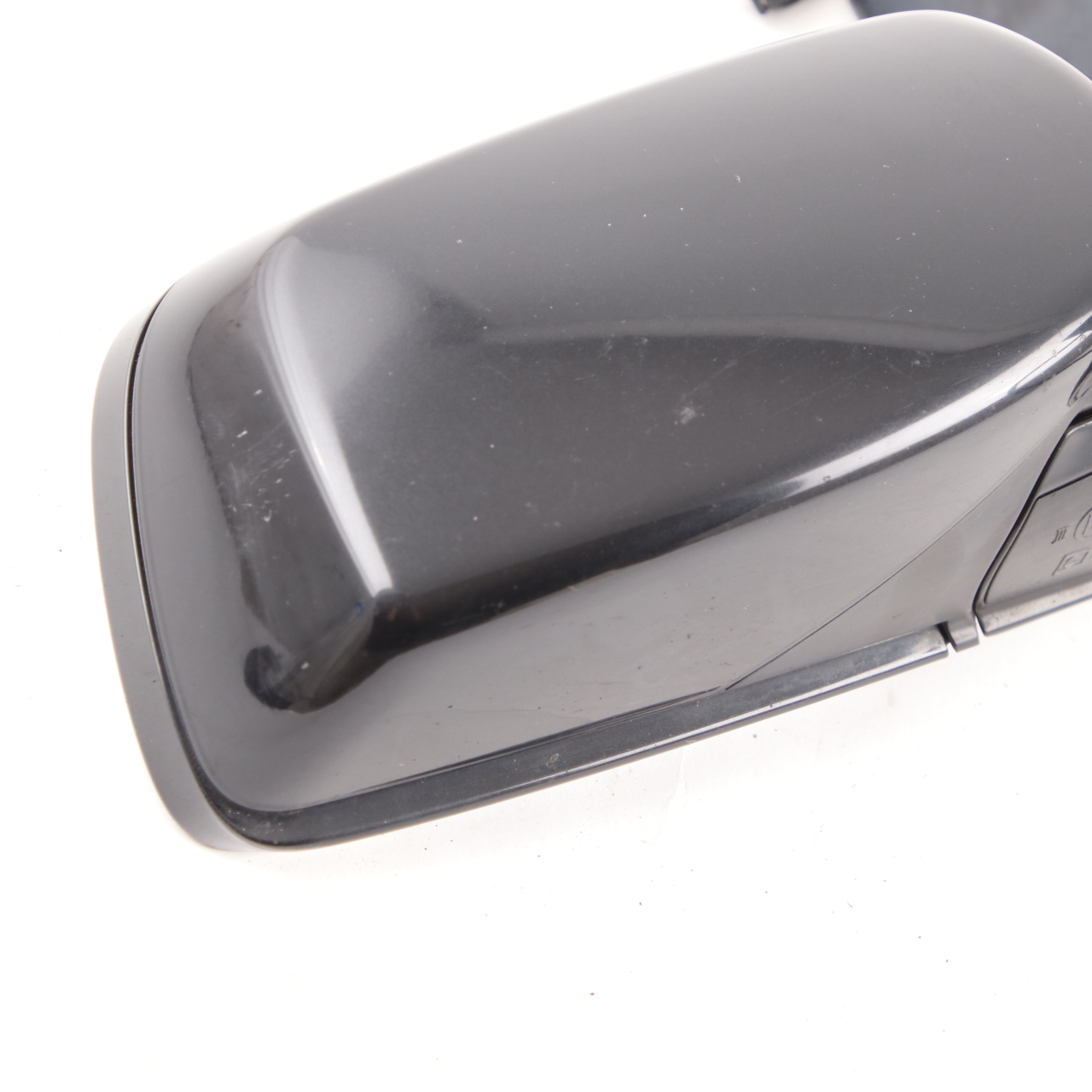 Wing Mirror BMW E63 E64 Heated Auto Dip Right O/S Black Sapphire Metallic - 475