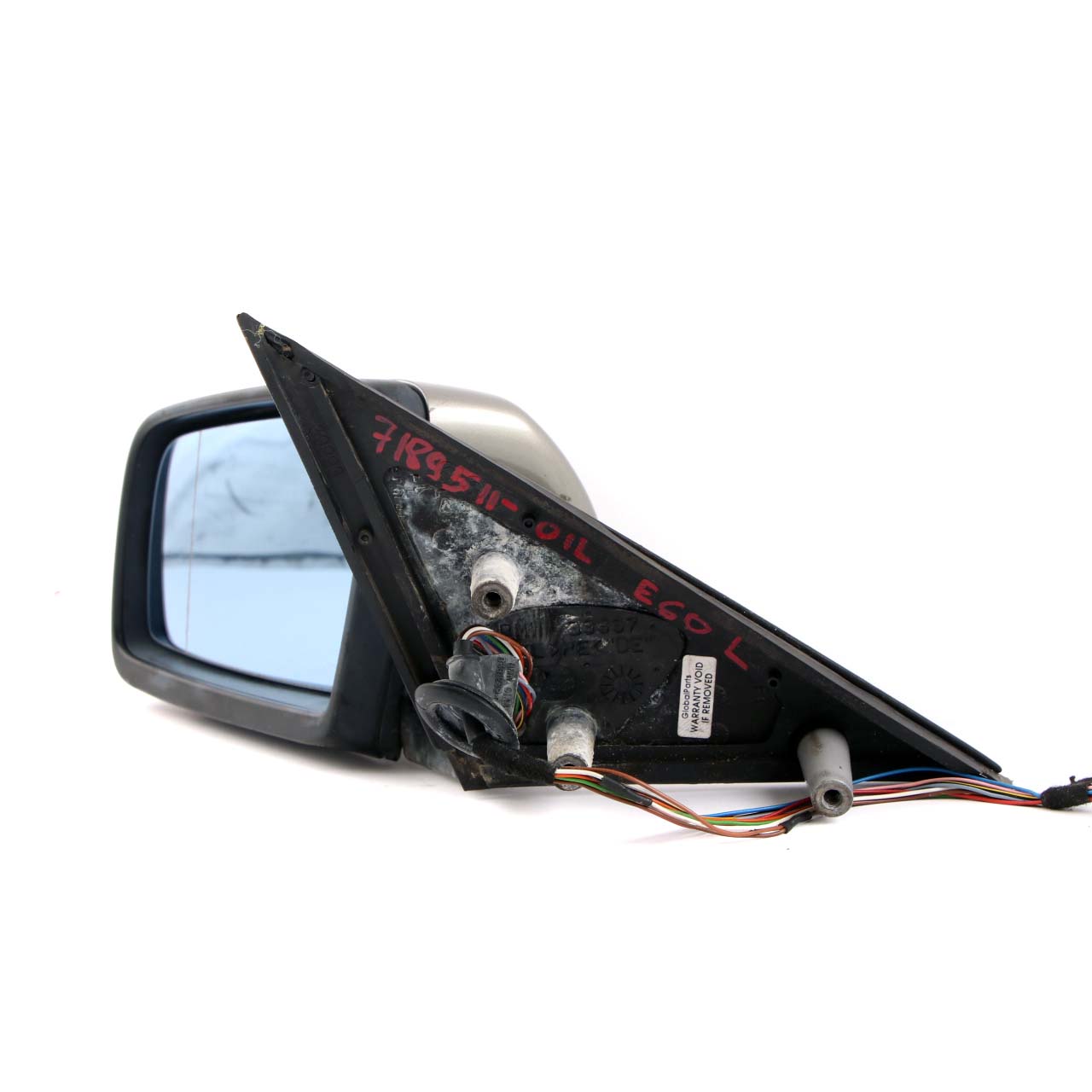 Door Wing Mirror BMW E60 E61 Heated Left N/S Olivin Olivine Green Metallic 349