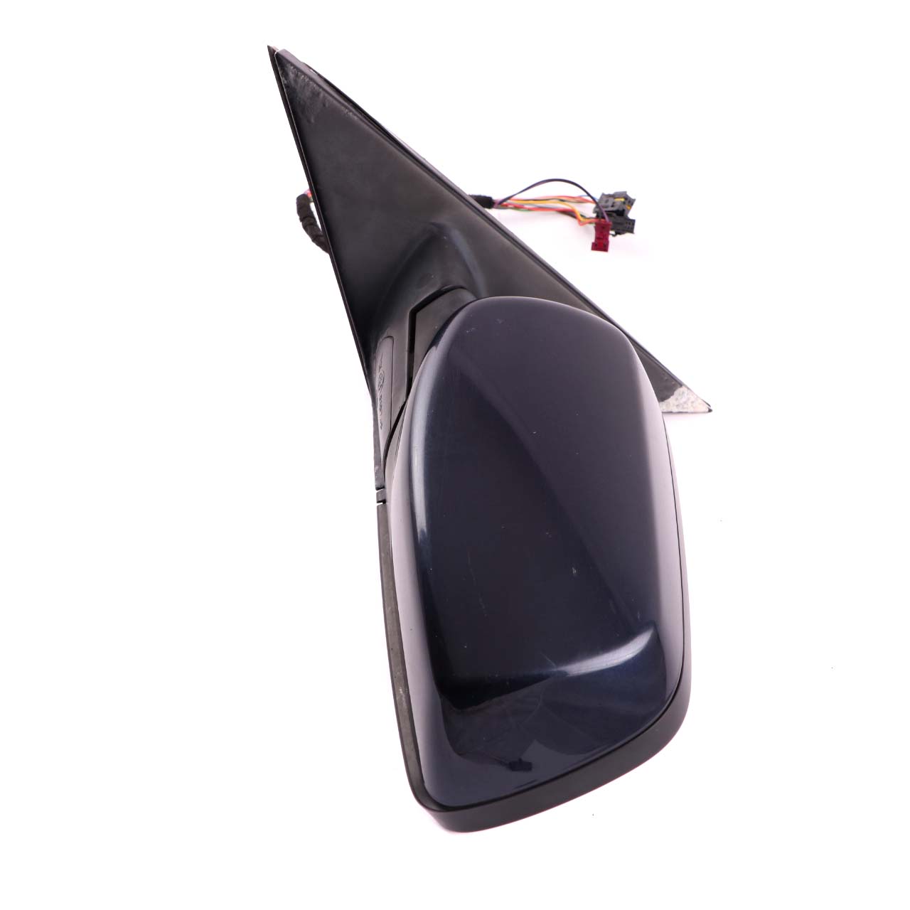 BMW 5 Series E60 E61 Auto Dip Left Wing Mirror N/S Obsidian Black Metallic 197