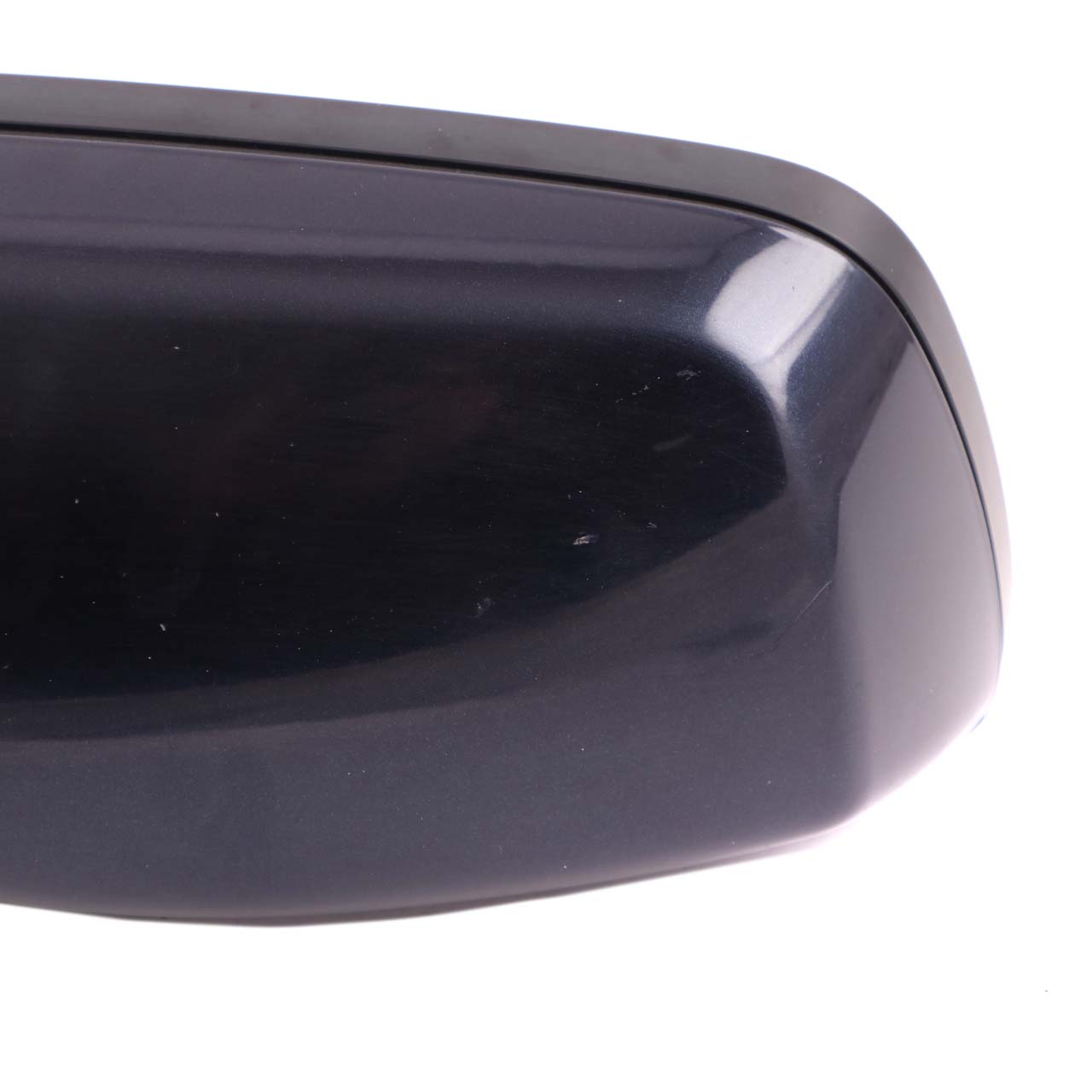 BMW 5 Series E60 E61 Auto Dip Left Wing Mirror N/S Obsidian Black Metallic 197