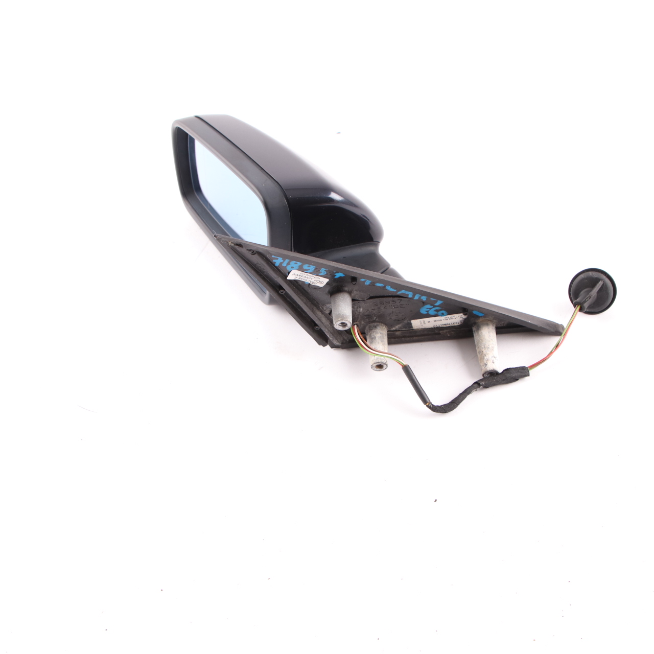 Wing Mirror BMW E60 E61 LCI Heated Left N/S Carbonschwarz Carbon Black