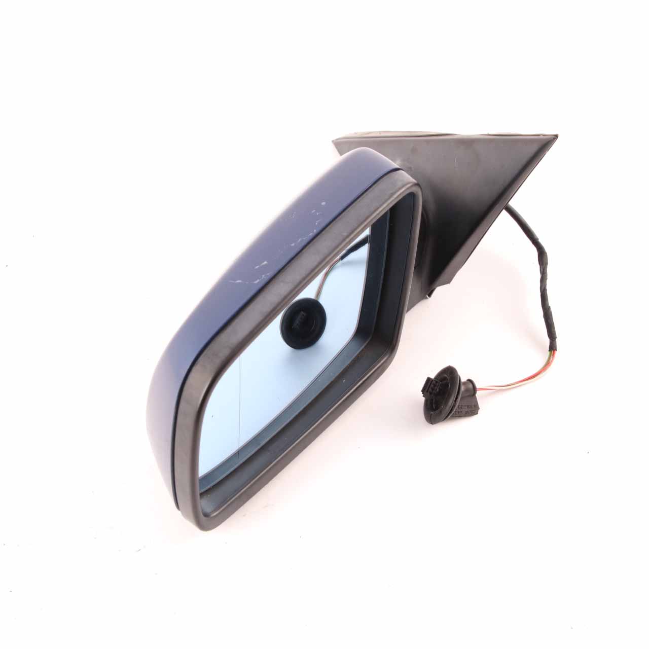 Wing Mirror BMW E60 E61 LCI Heated Left Door N/S Le Mans Blau Blue Metallic 381