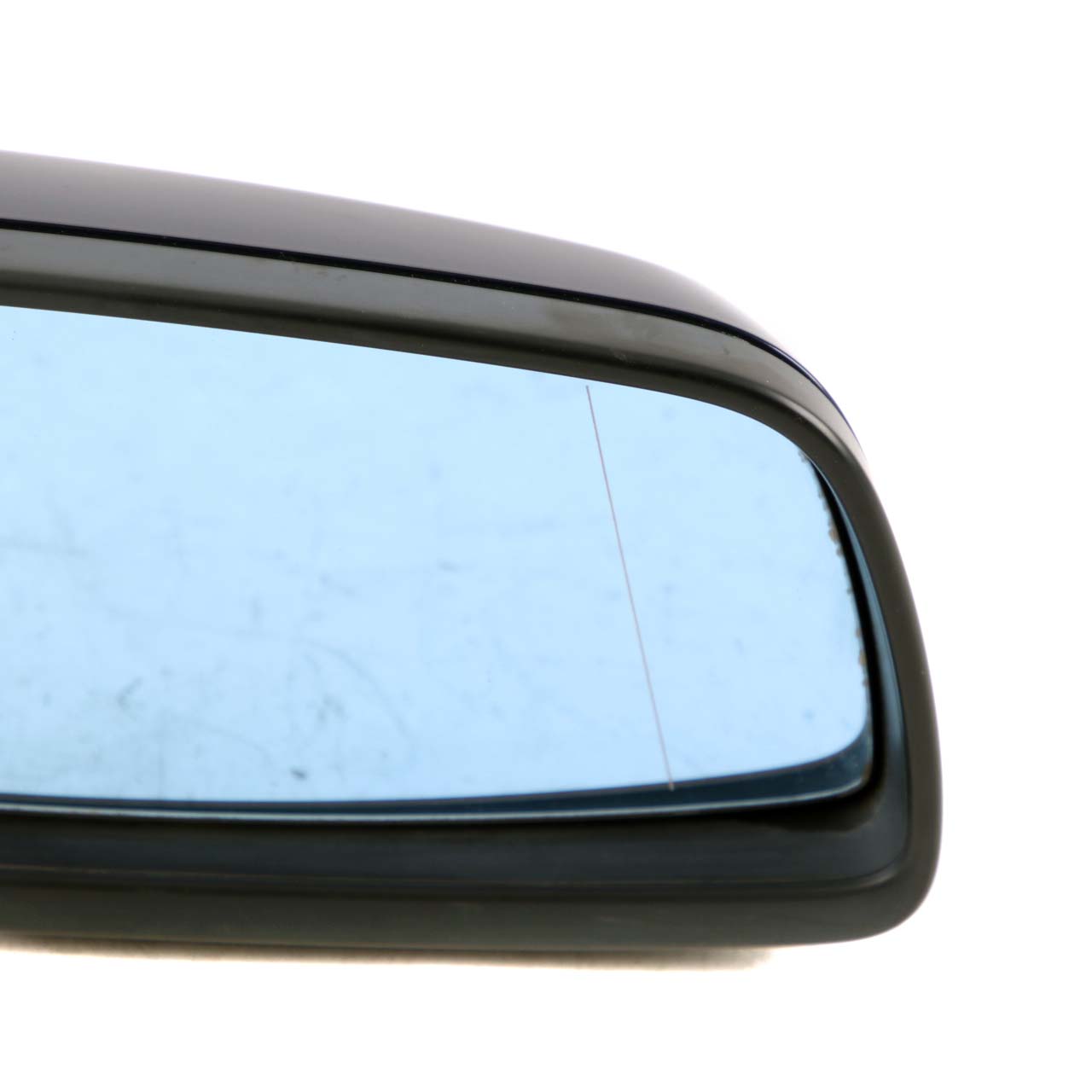 BMW 5 Series 1 E60 E61 LCI Heated Right Wing Mirror O/S Tiefseeblau Blue A76