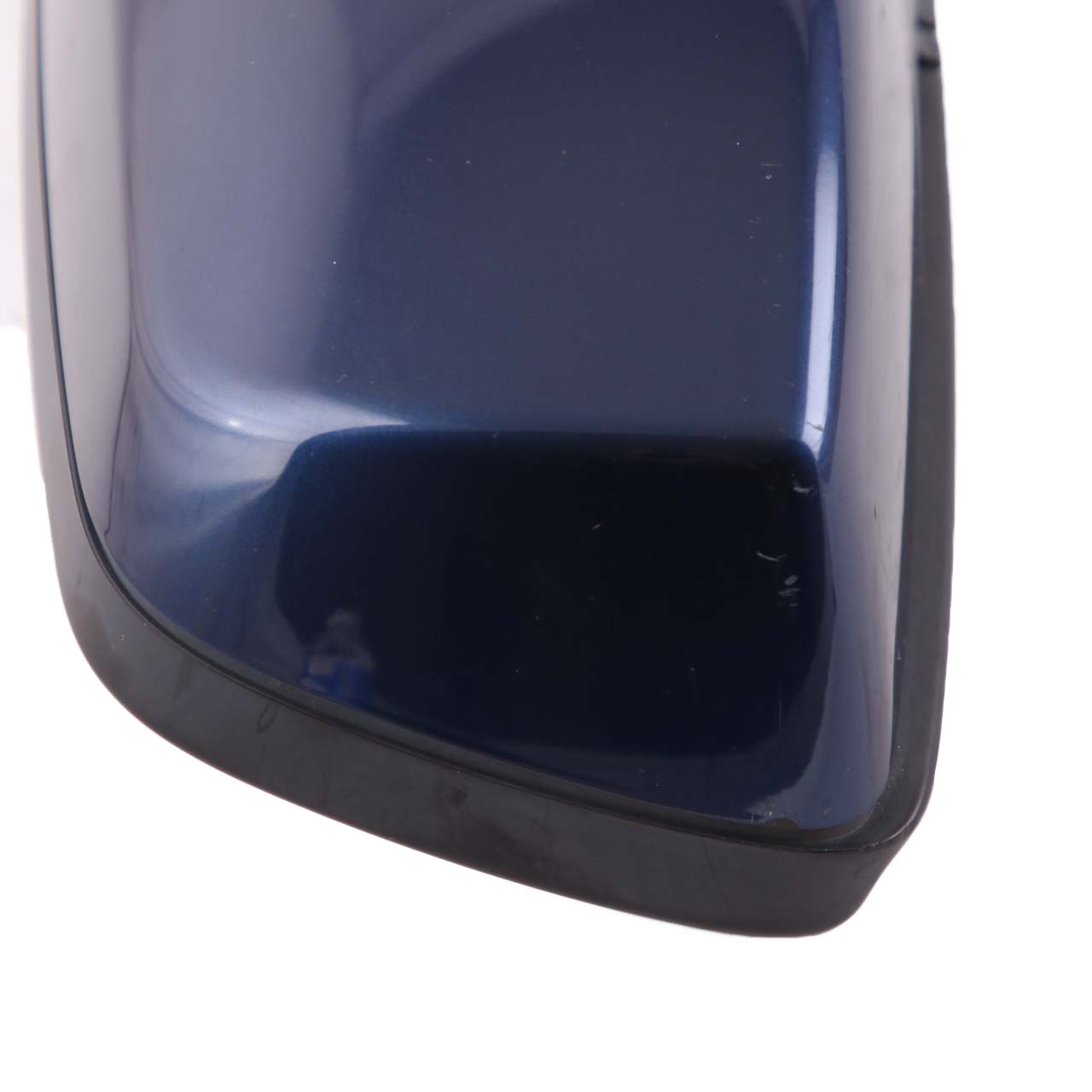 BMW 5 Series 1 E60 E61 LCI Heated Right Wing Mirror O/S Tiefseeblau Blue A76