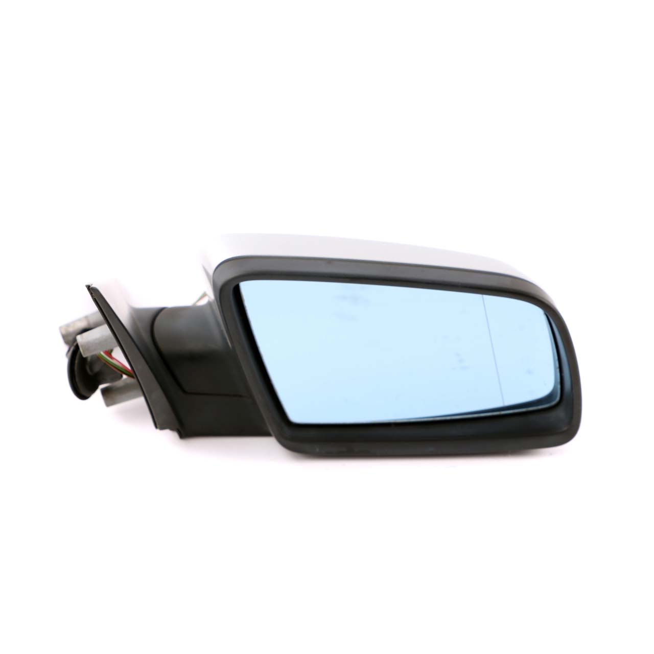 BMW 5 E60 E61 LCI 3 Heated Right Wing Mirror O/S Titansilber Titan Silver 354