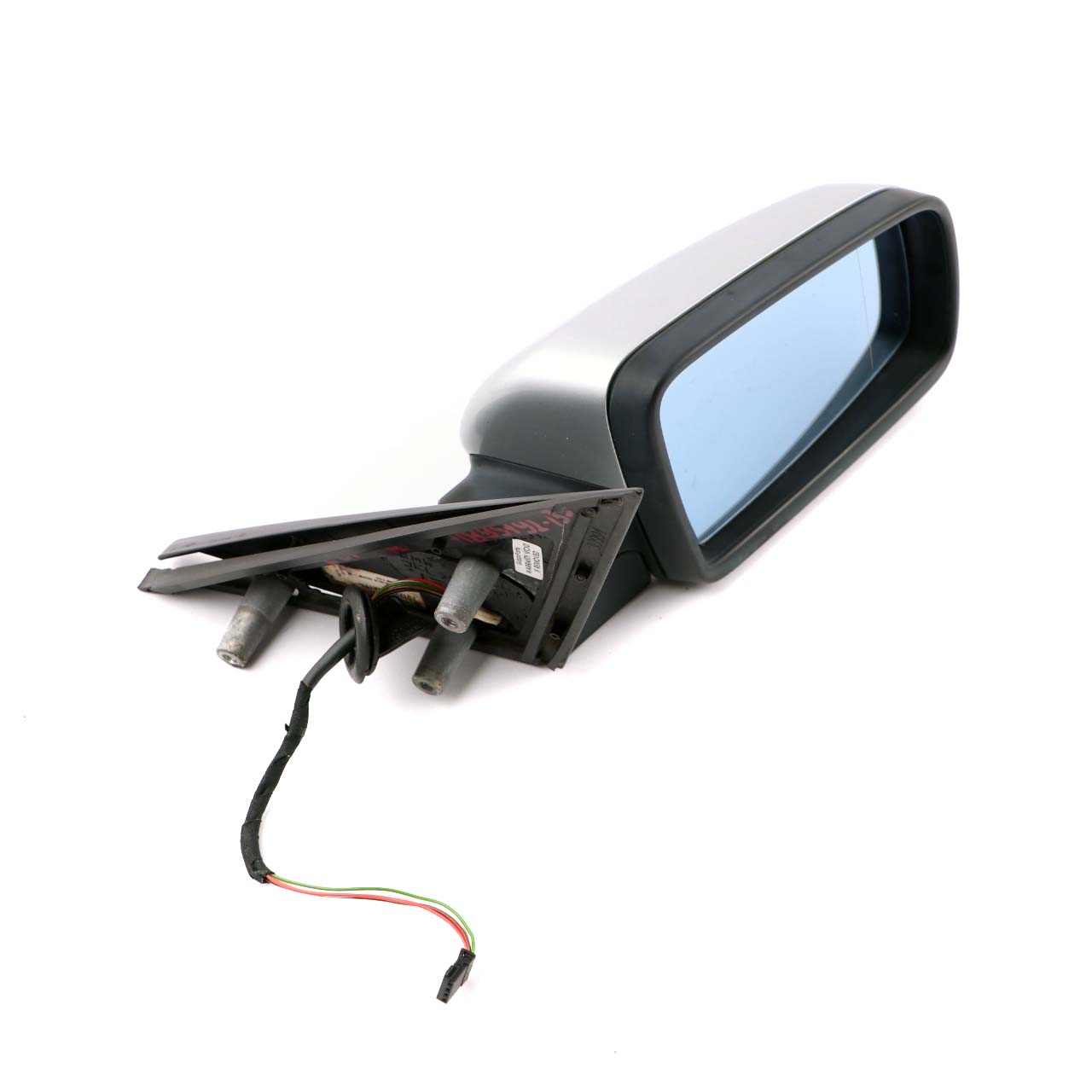 BMW 5 E60 E61 LCI 3 Heated Right Wing Mirror O/S Titansilber Titan Silver 354