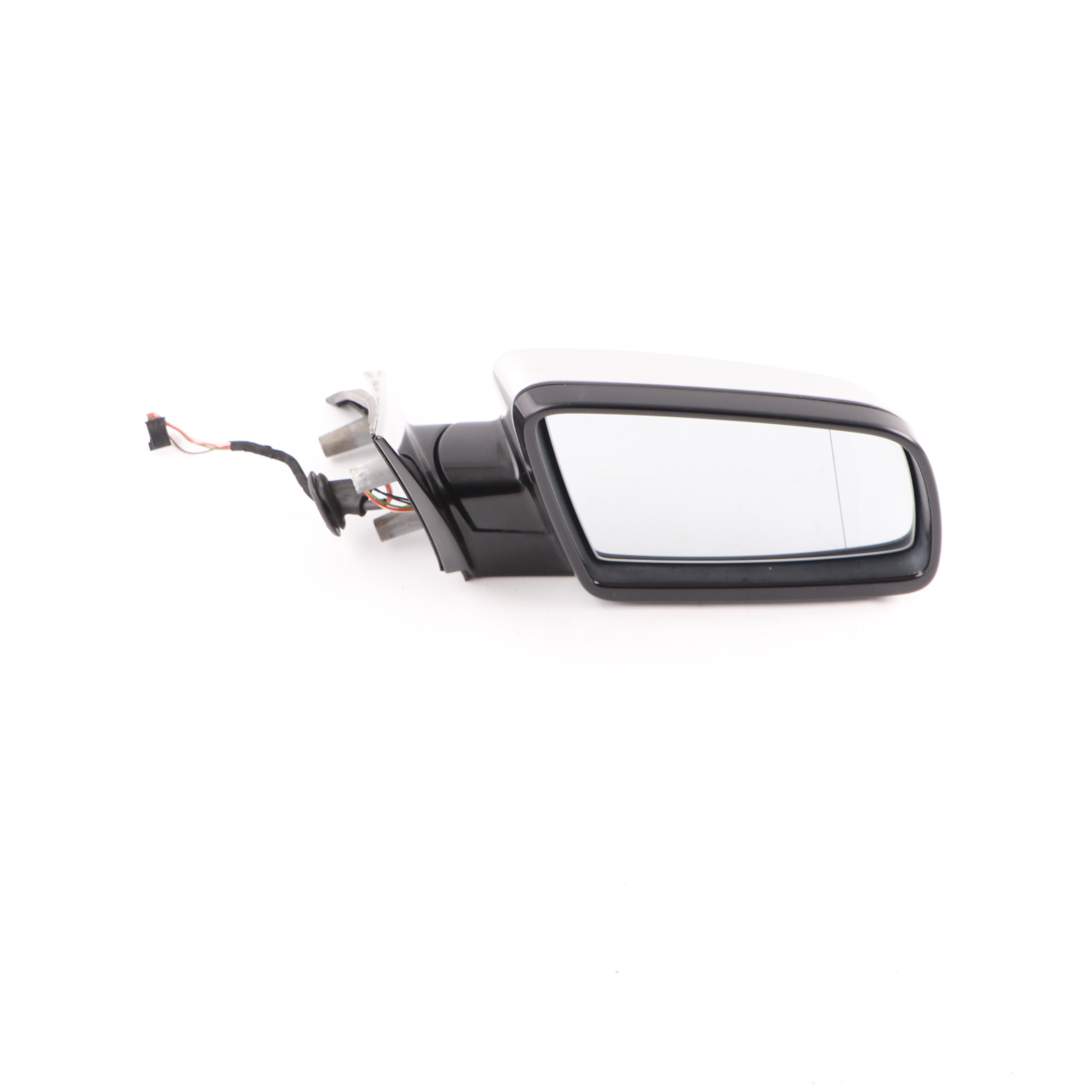 Wing Mirror BMW E60 E61 LCI M Sport Door Right O/S High Gloss Titan Silver - 354