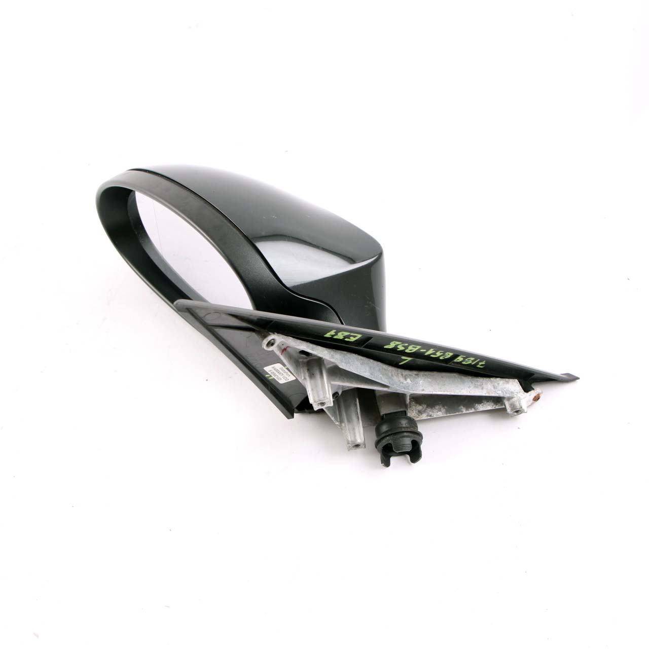 BMW E87 Heated Left Wing Mirror N/S Black Sapphire Metallic 475