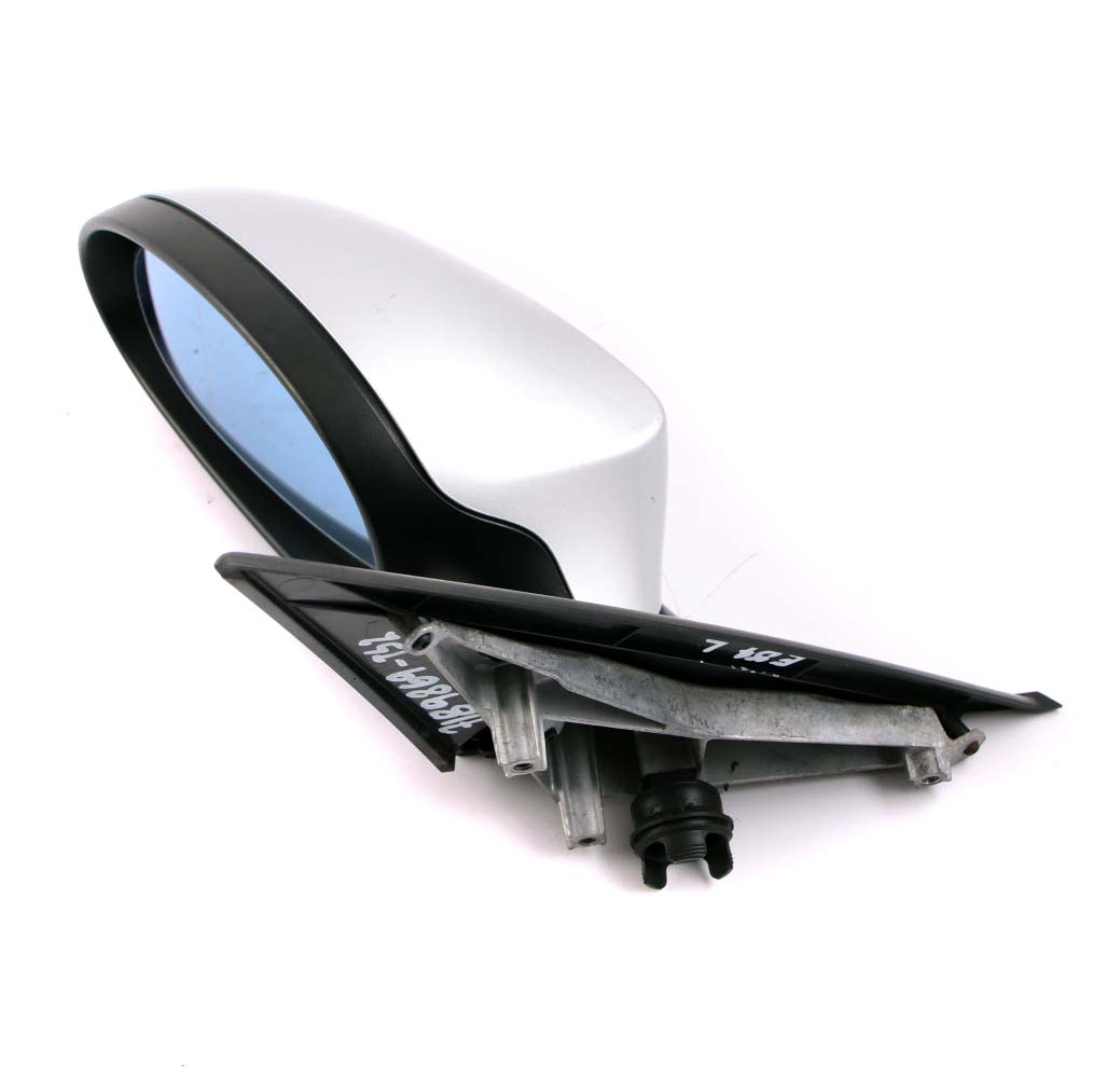 BMW 1 Series E87 Power Fold Left Wing Mirror N/S Heated Titansilber Silver 354