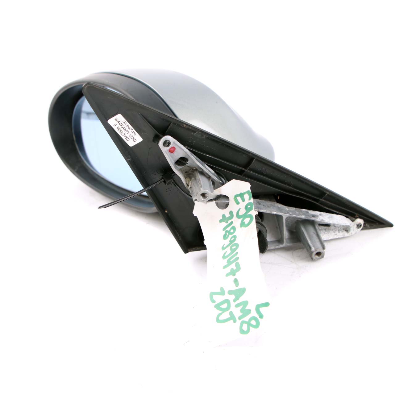 BMW 3 Series 8 E90 E91 Heated Left Passenger Wing Mirror N/S Arktis Metallic