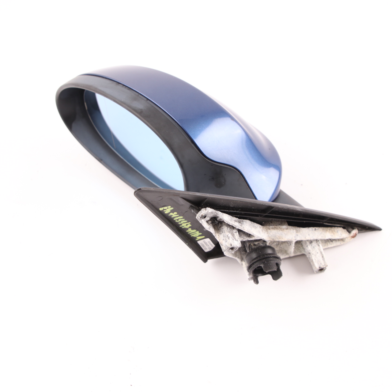 BMW 3 Series 1 E90 E91 Heated Left Wing Mirror N/S Montegoblau Montego Blue A51