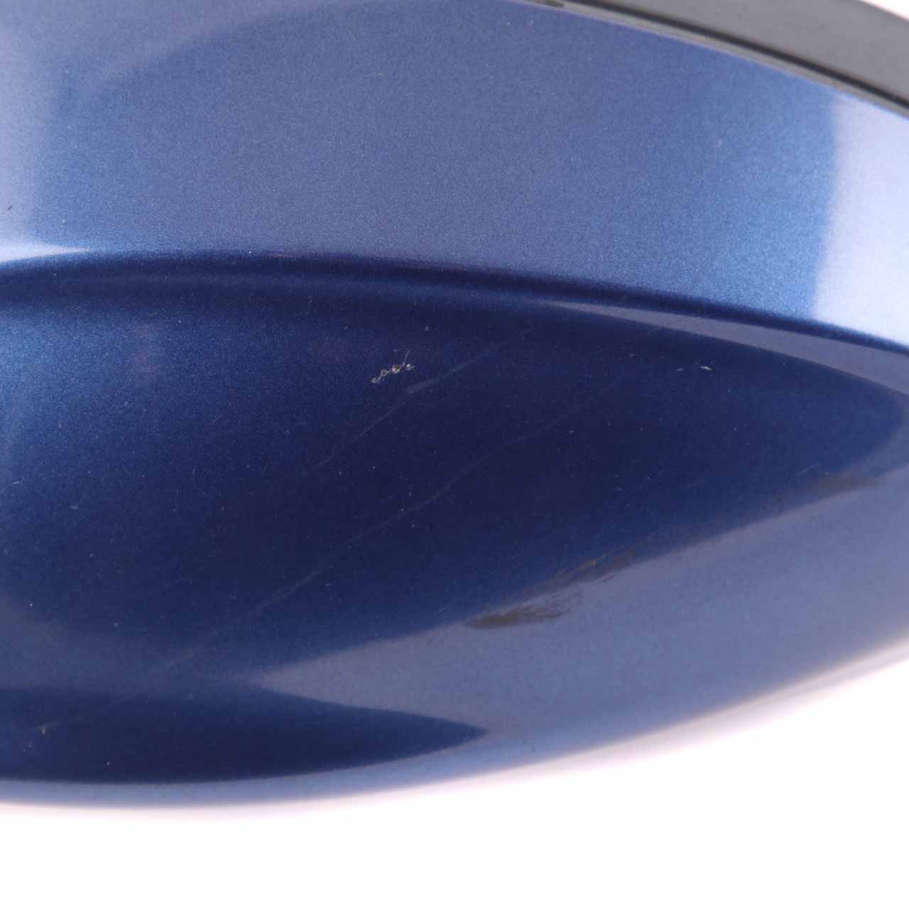 BMW 3 Series 1 E90 E91 Heated Left Wing Mirror N/S Montegoblau Montego Blue A51