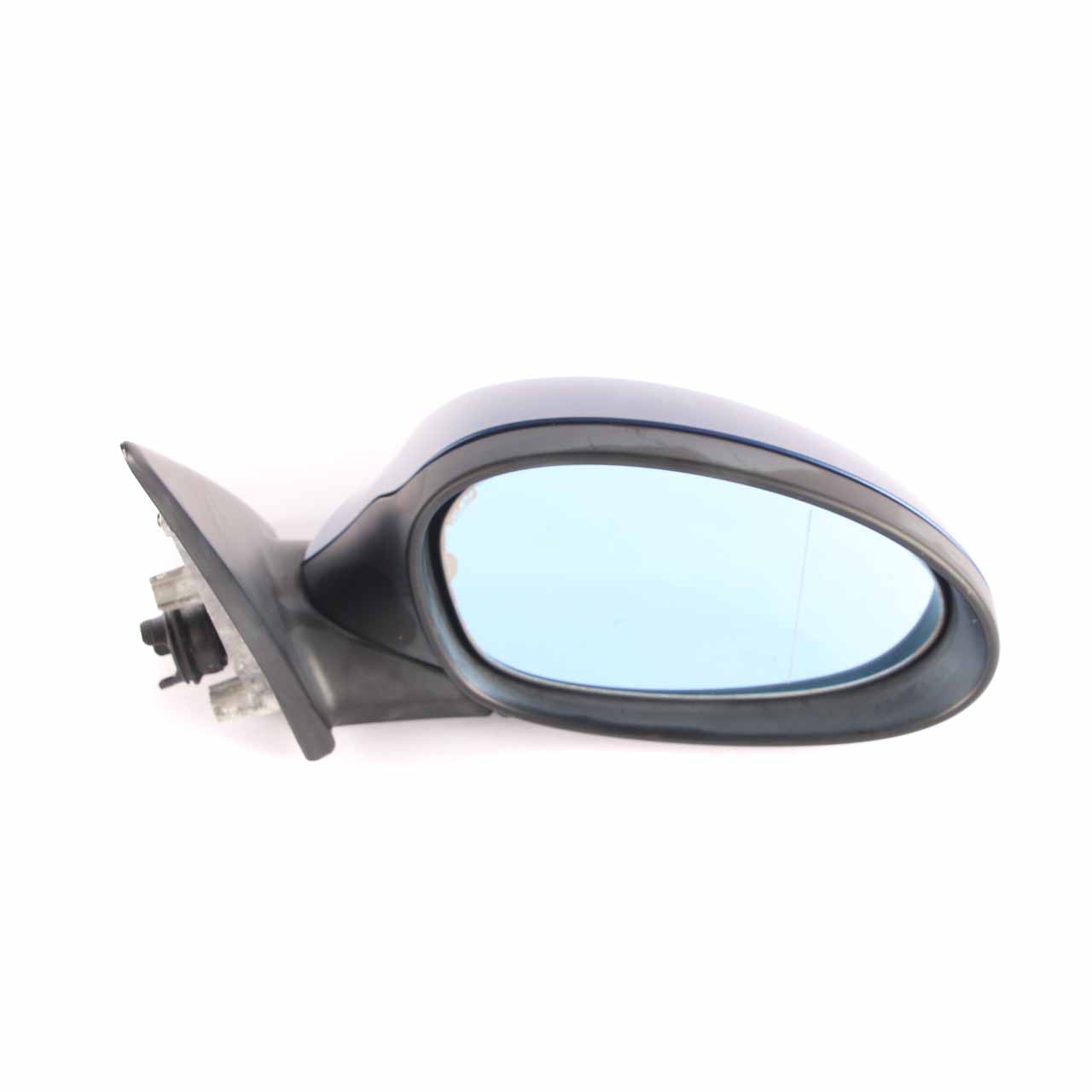 BMW 3 Series E90 E91 Heated Right Wing Mirror O/S Montegoblau Montego Blue