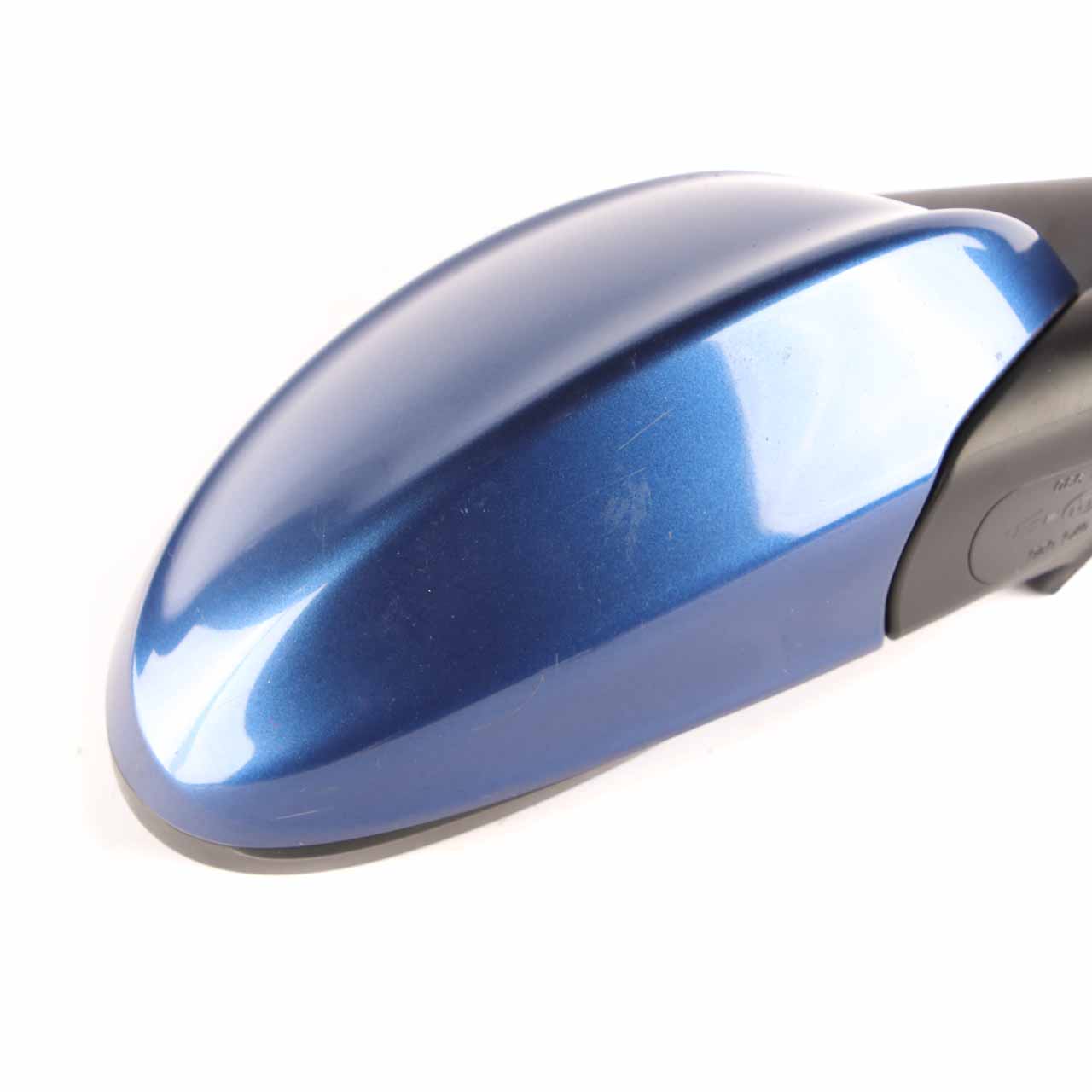 BMW 3 Series 1 E90 E91 Heated Right Wing Mirror O/S Montegoblau Montego Blue