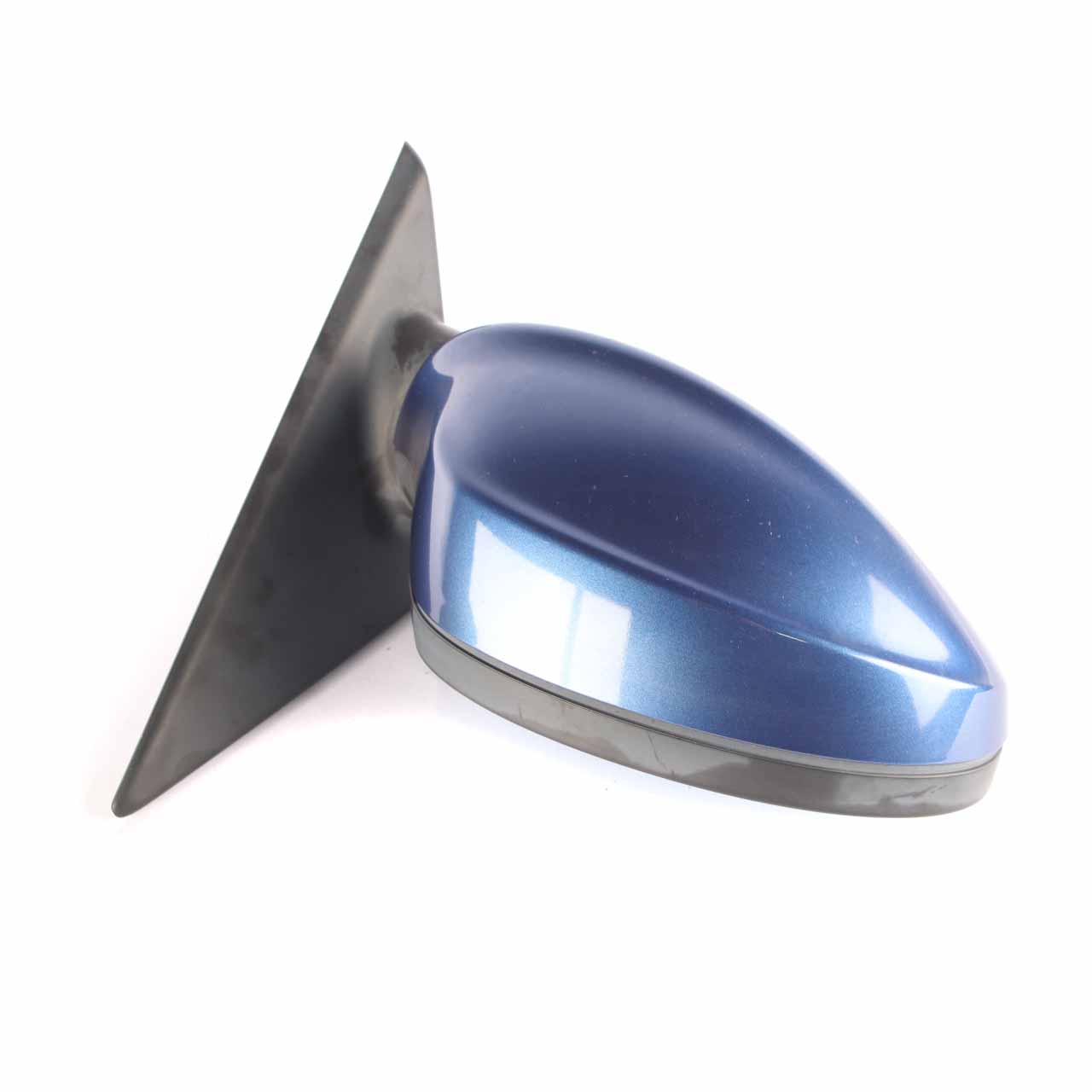 BMW 3 Series E90 E91 Heated Right Wing Mirror O/S Montegoblau Montego Blue