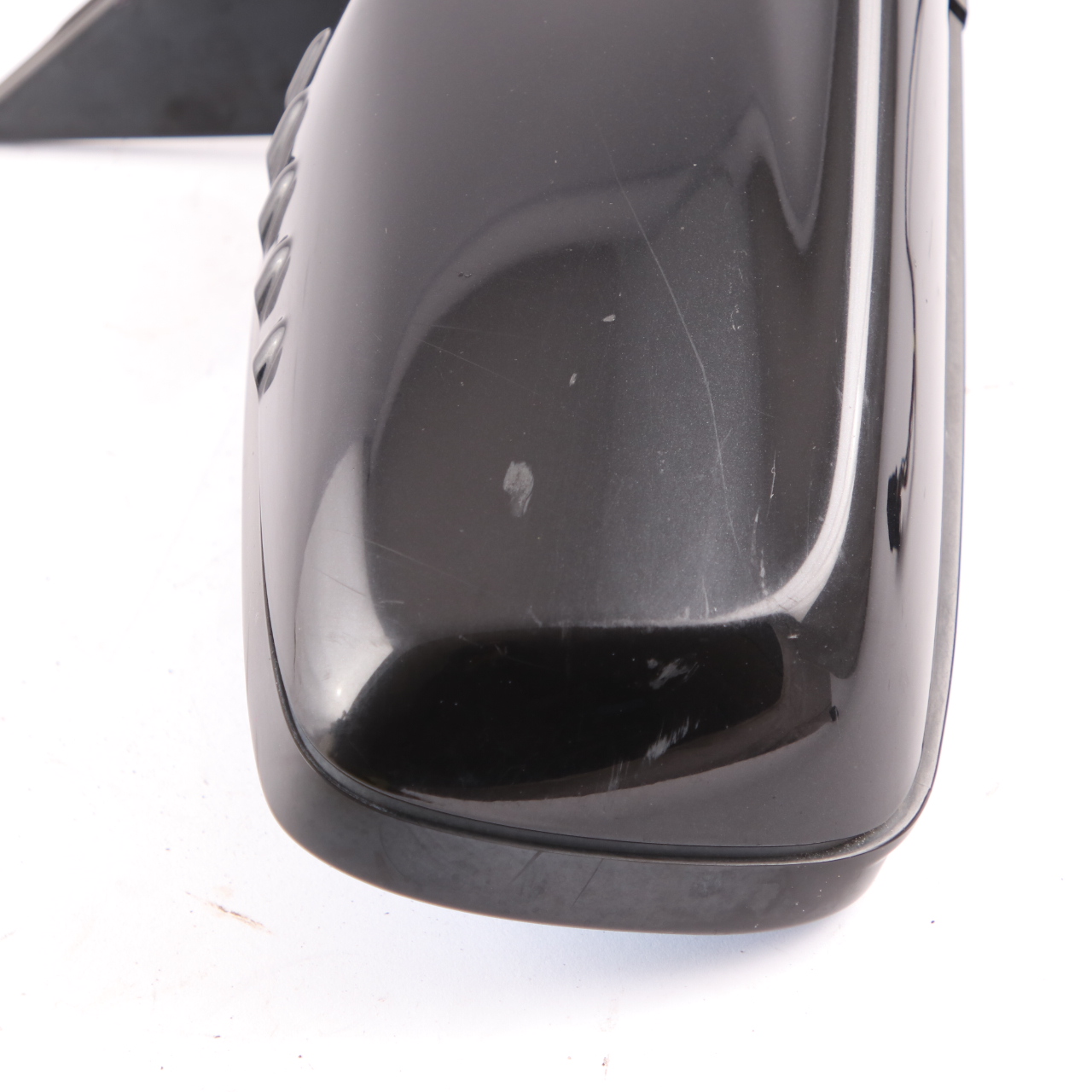 Wing Mirror BMW E65 E66 Heated Right Door O/S Black Sapphire Metallic 475