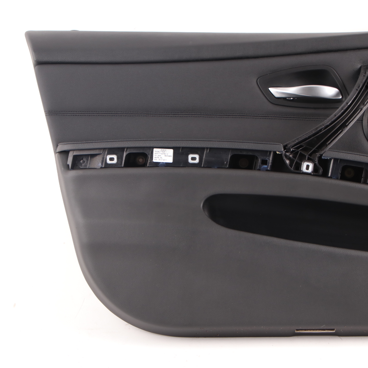 BMW 3 Series E90 E91 Black Door Card Trim Panel Front Left Passenger Side N/S