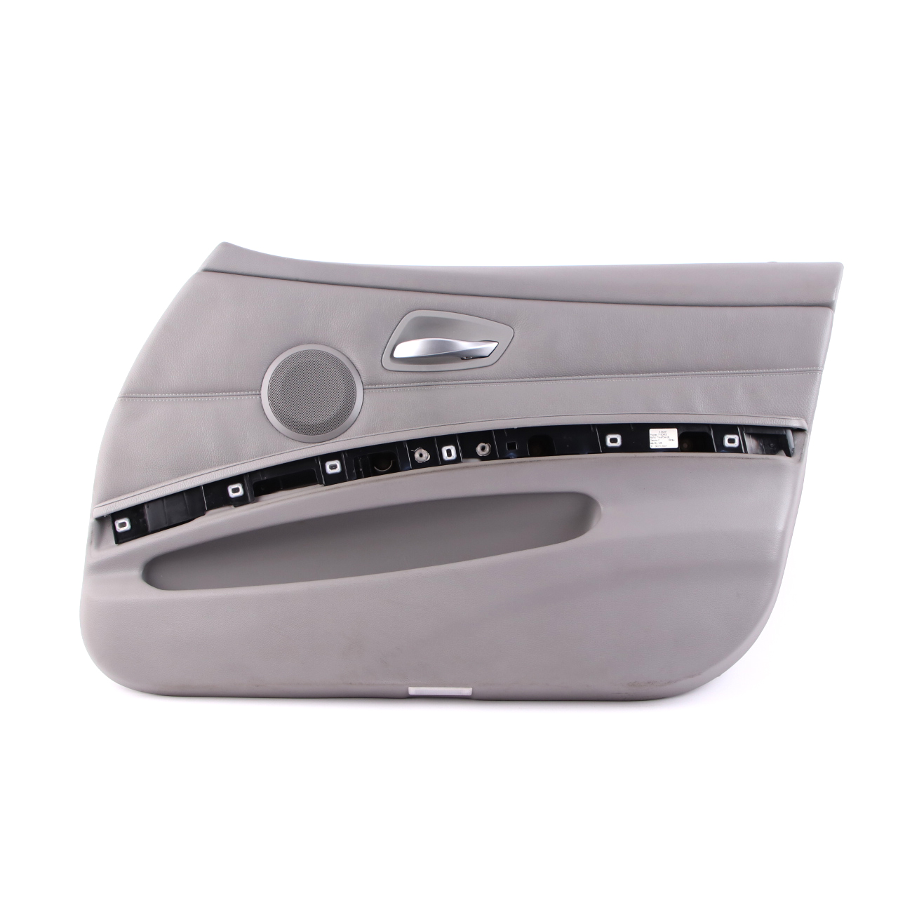 BMW 3 Series E90 E91 1 Grey Leather Front Right O/S Door Card Trim Panel