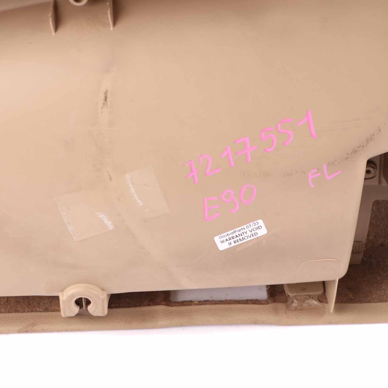 BMW E90 E91 Door Card Front Left N/S Passenger Side Beige Door Trim Panel