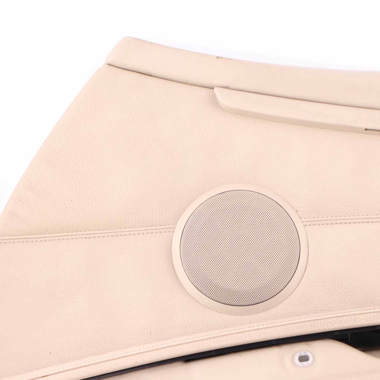 BMW E92 E93 Front Right O/S Door Card Lining Leather Cream Beige 7219048