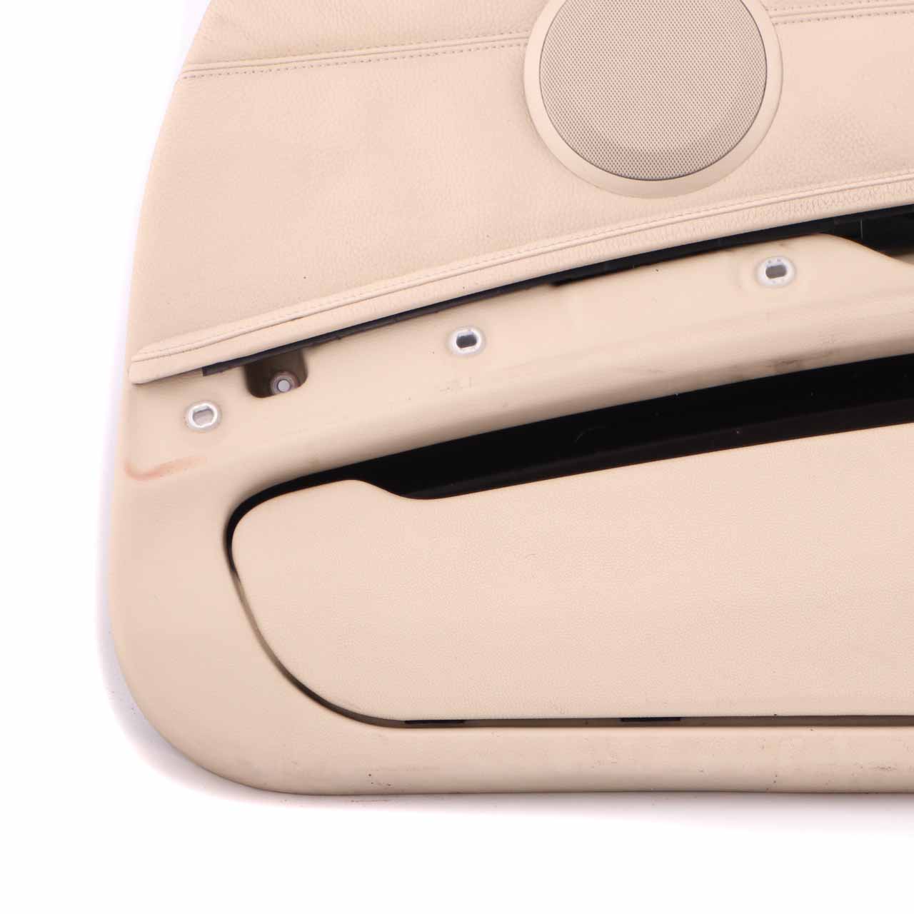 BMW E92 E93 Front Right O/S Door Card Lining Leather Cream Beige 7219048