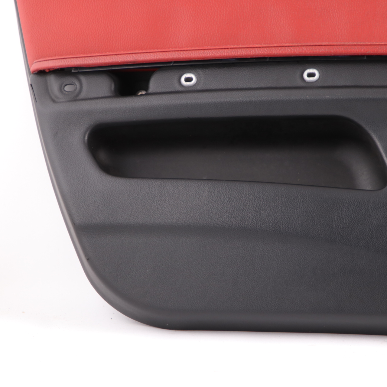 BMW E92 E93 Door Card Front Left N/S Cover Trim Panel Lining Red Leather