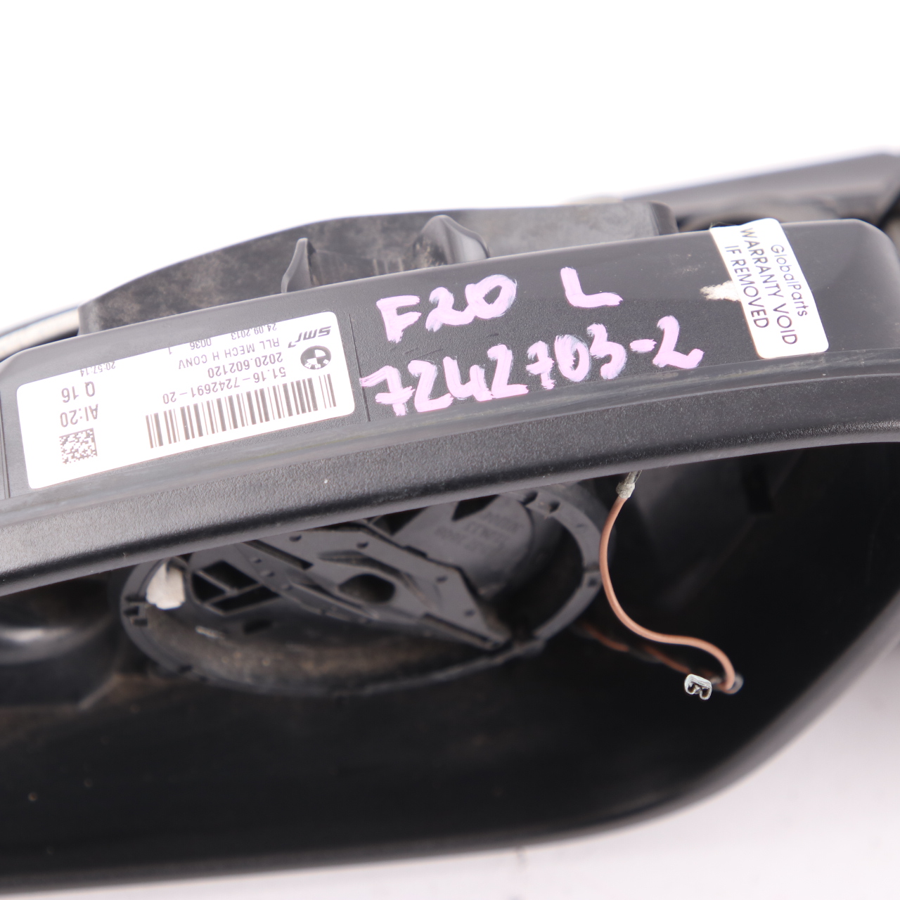 Wing Mirror BMW F20 LCI Base Heated Left N/S Door Outside 7242703