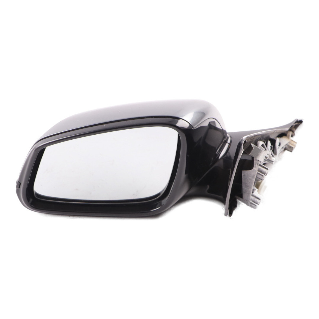 Door Wing Mirror BMW F20 Left Heated N/S High Gloss Mineralgrau Mineral Grey B39