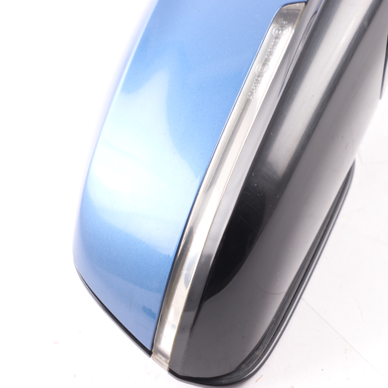 BMW F20 Wing Mirror Door Right O/S Heated High Gloss 6 Pins Estoril Blue - B45