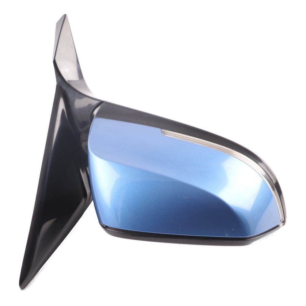 BMW F20 Wing Mirror Door Right O/S Heated High Gloss 6 Pins Estoril Blue - B45