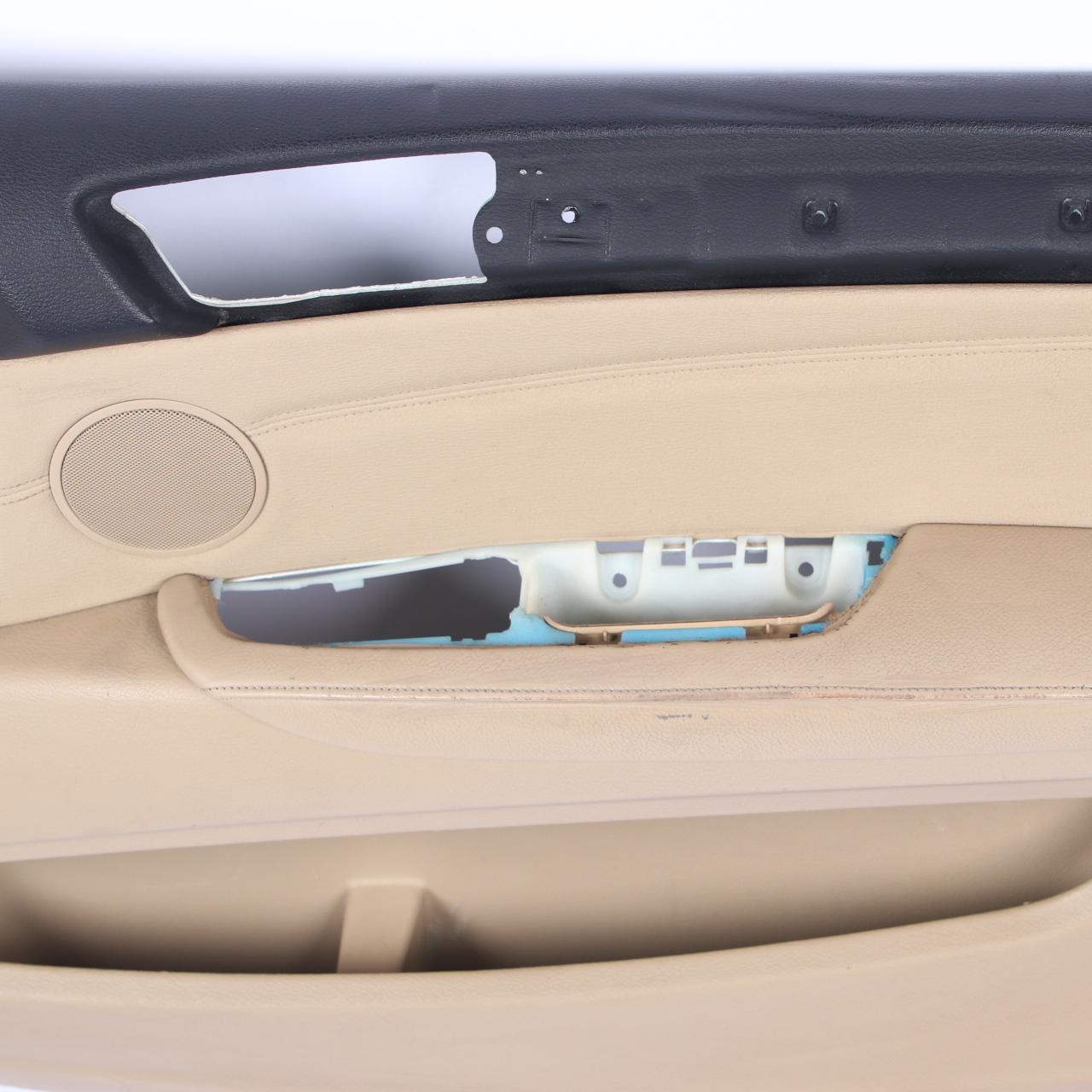 BMW X5 E70 Door Card Front Right O/S Lining Fabric Leather Nevada Beige 7244368