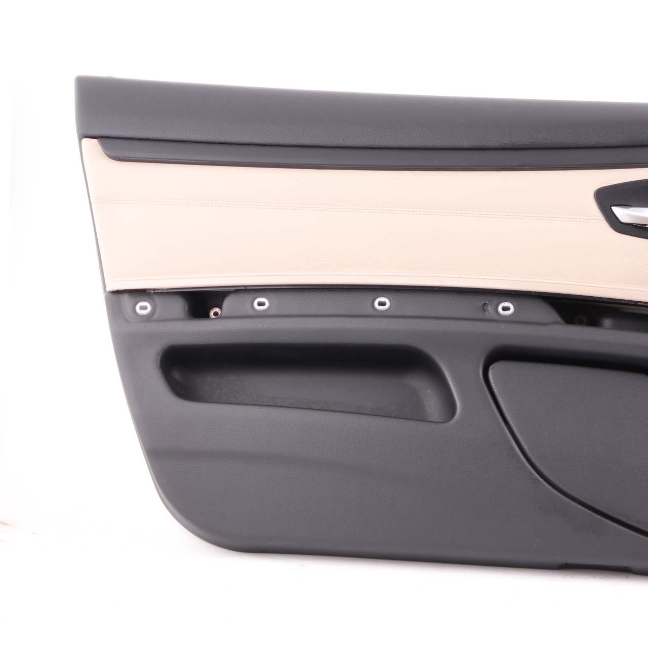 Door Card BMW E92 E93 LCI Front Left N/S Lining Trim Panel Leather Oyster