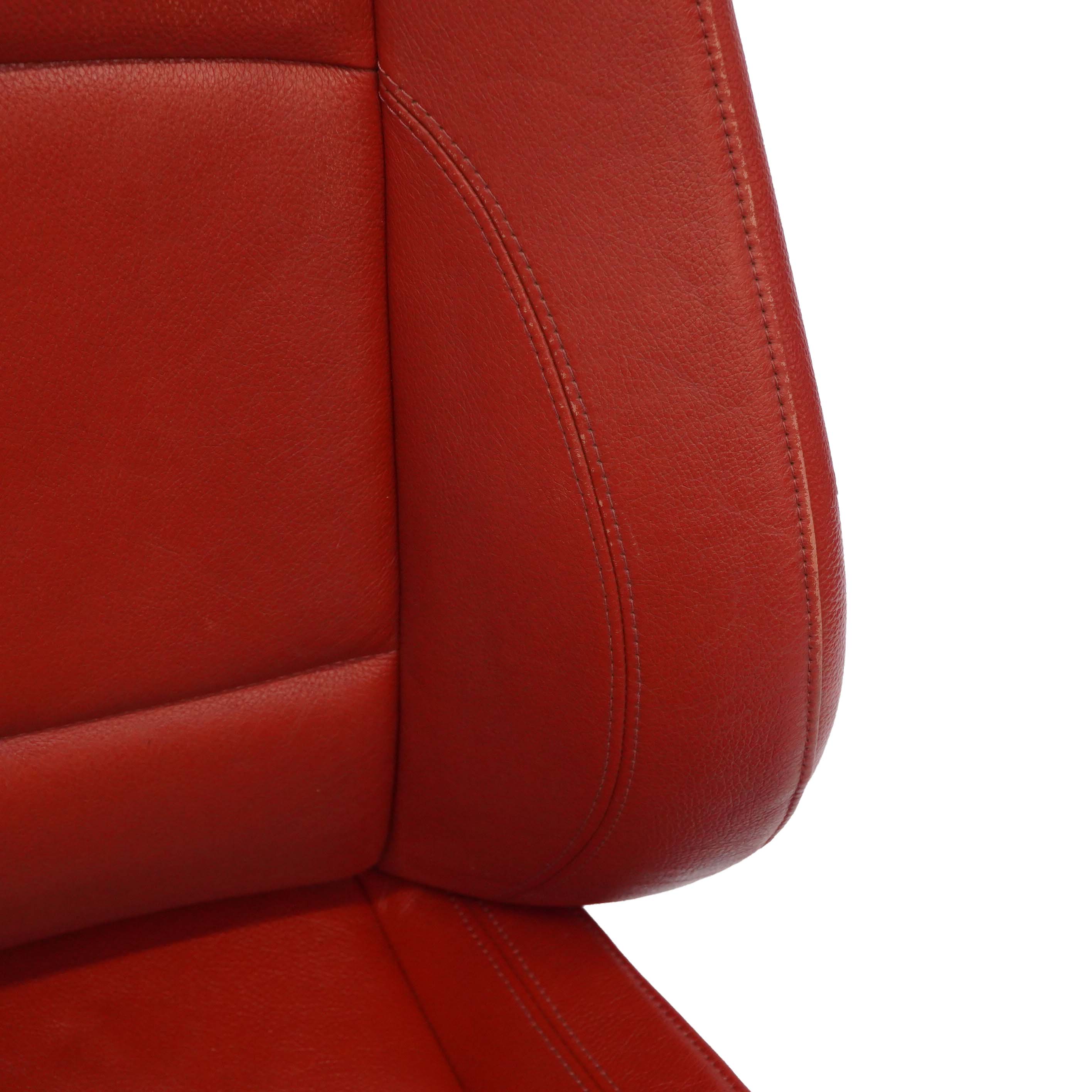 Front Seat BMW E92 LCI Coupe Sport Right O/S Red Leather Dakota Korall-Red