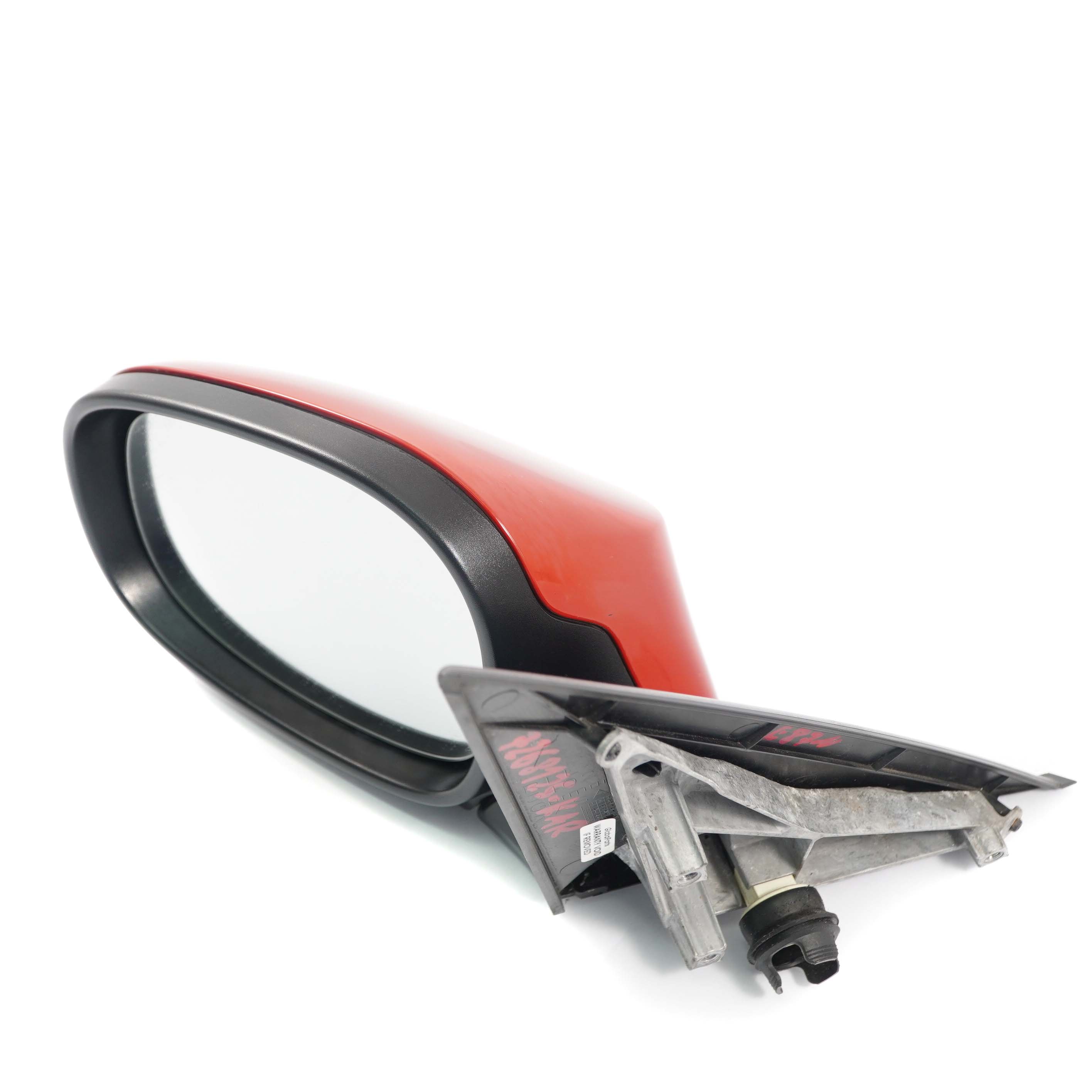 BMW 1 Series E87 LCI Heated Left Wing Mirror N/S Door Karmesinrot Crimson Red