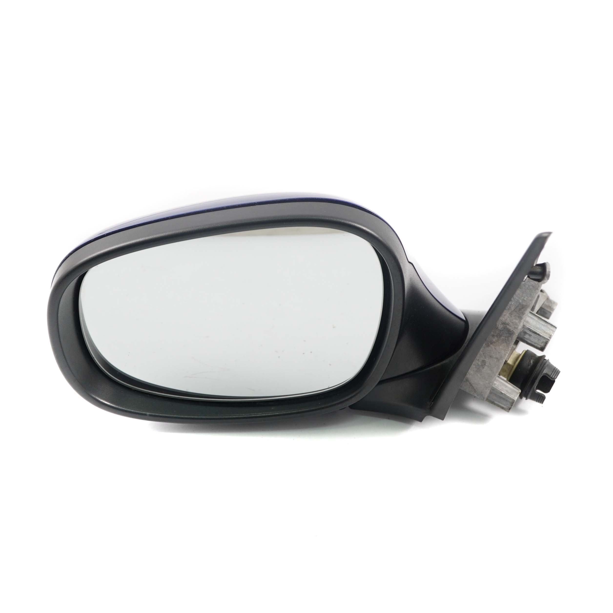 BMW 1 Series E87 LCI Heated Left Wing Mirror N/S Montegoblau Montego Blue A51