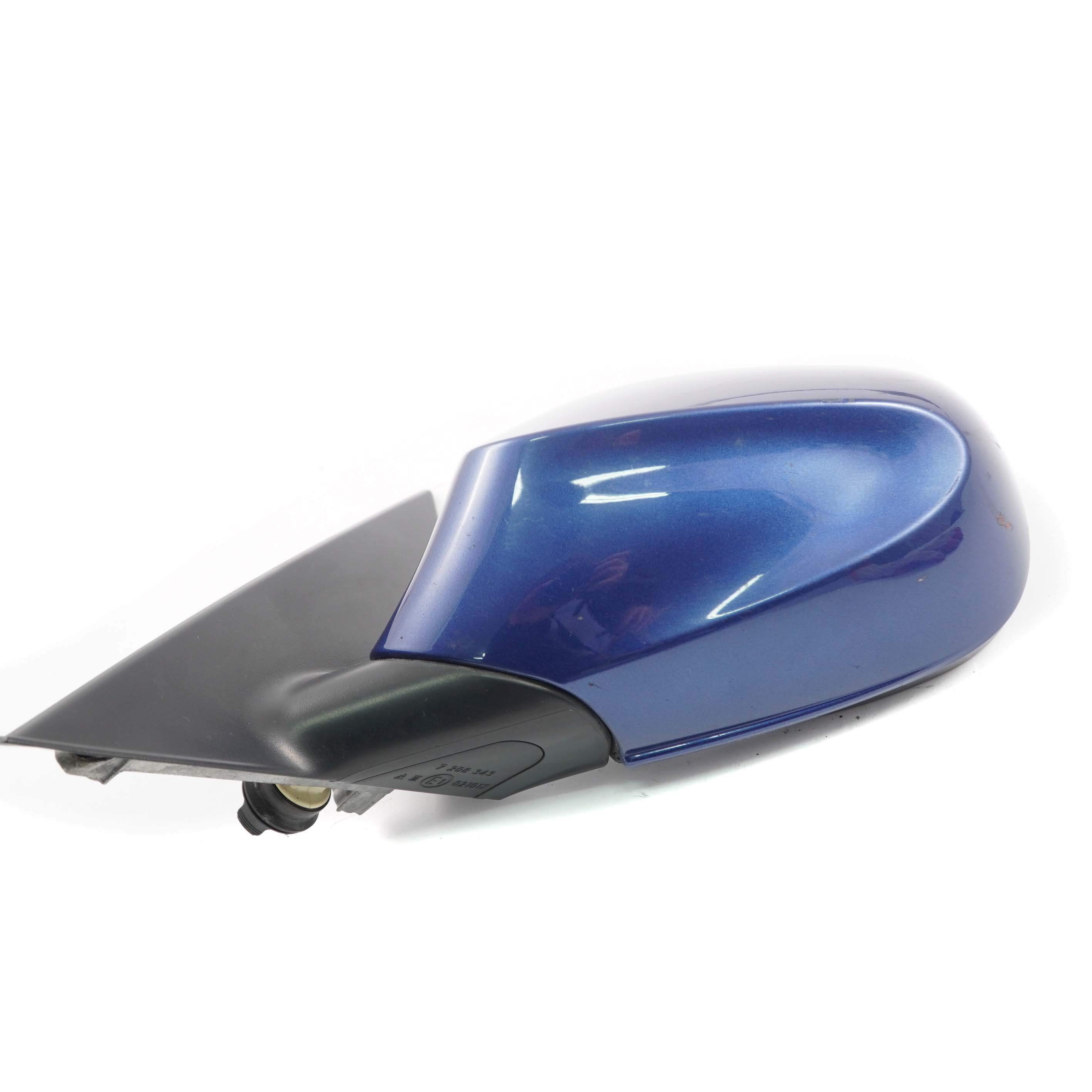 BMW 1 Series E87 LCI Heated Left Wing Mirror N/S Montegoblau Montego Blue A51