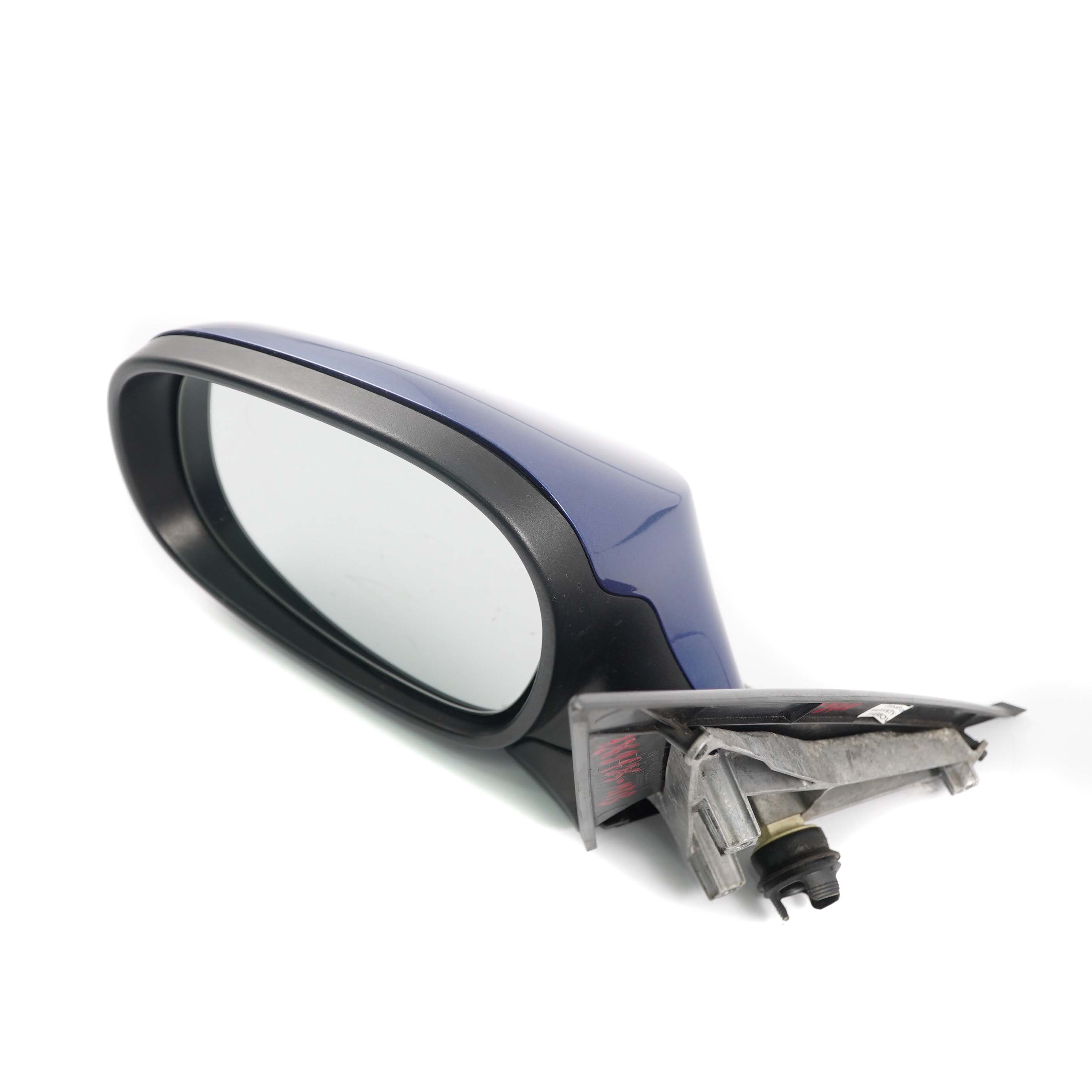 BMW 1 Series E87 LCI Heated Left Wing Mirror N/S Montegoblau Montego Blue A51